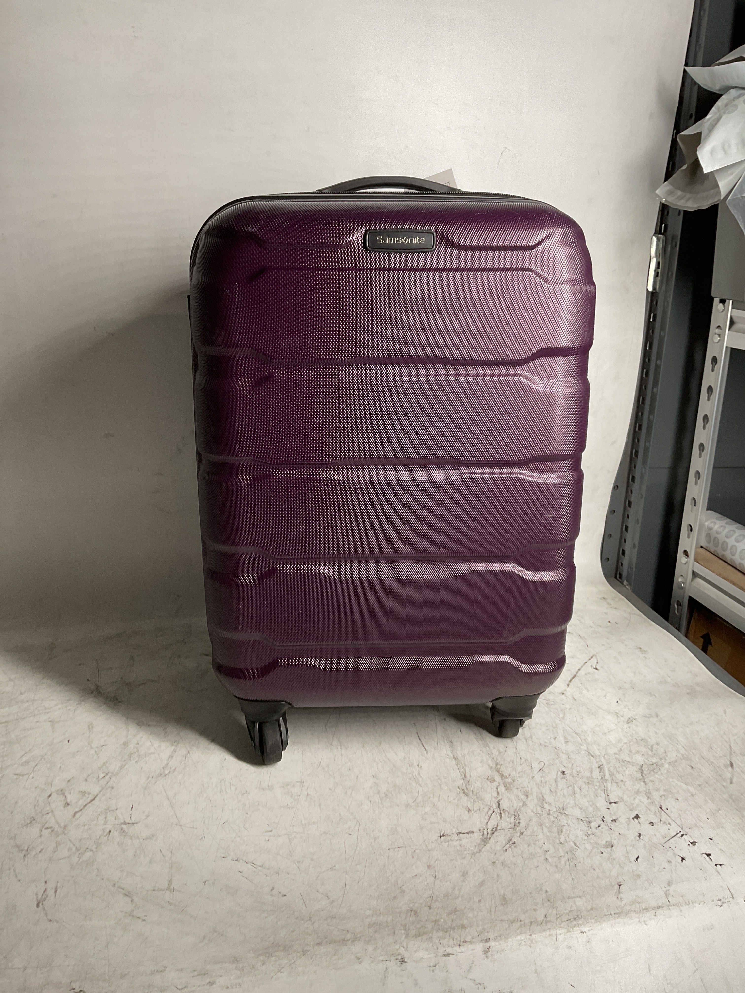 Samsonite Omni Pc Hardside Expandable Luggage with Spinner Wheels ( Purple , Carry-On 20-Inch ) Purple Carry On 20 Inch U46
