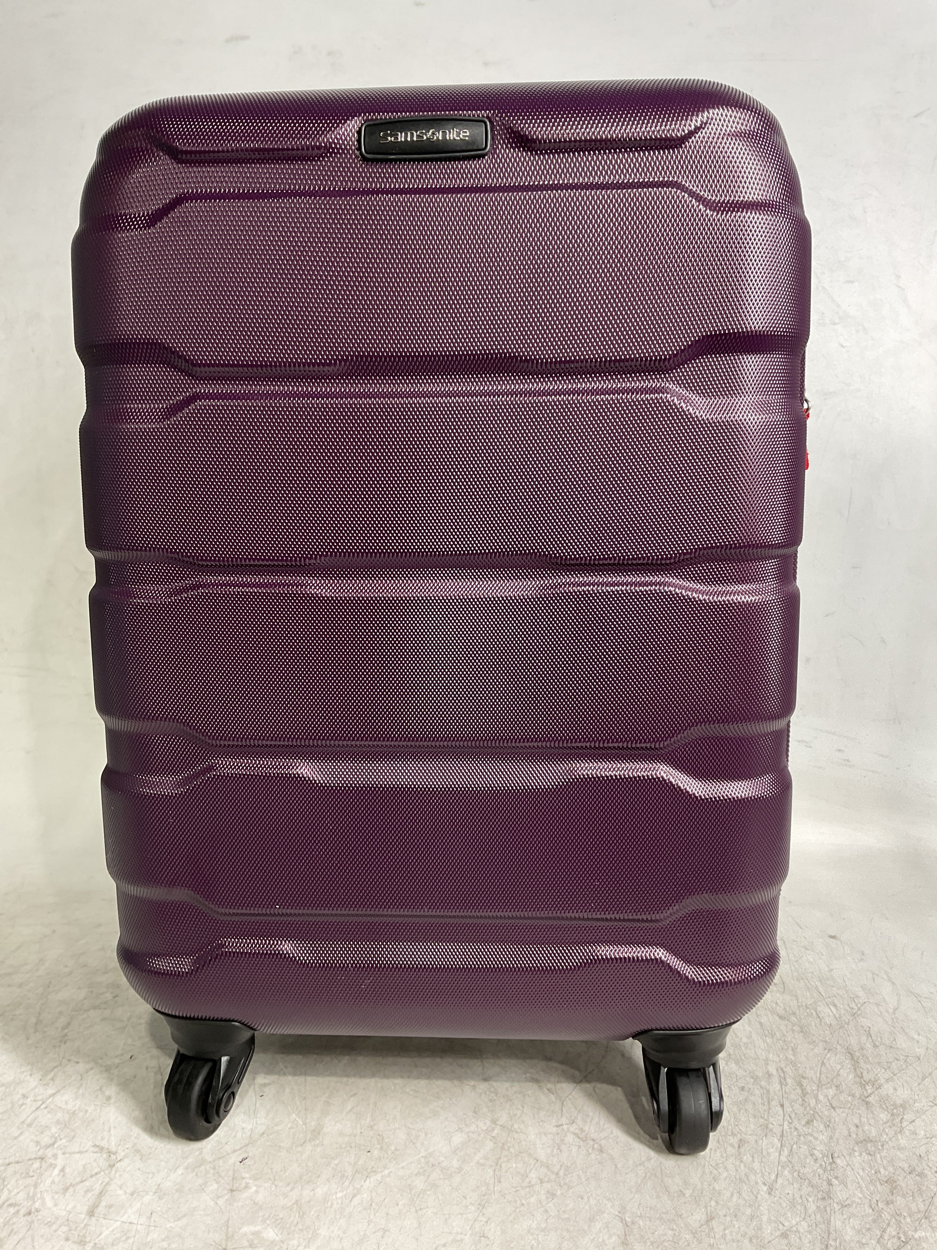 Samsonite Omni Pc Hardside Expandable Luggage with Spinner Wheels ( Purple , Carry-On 20-Inch ) Purple Carry On 20 Inch U50