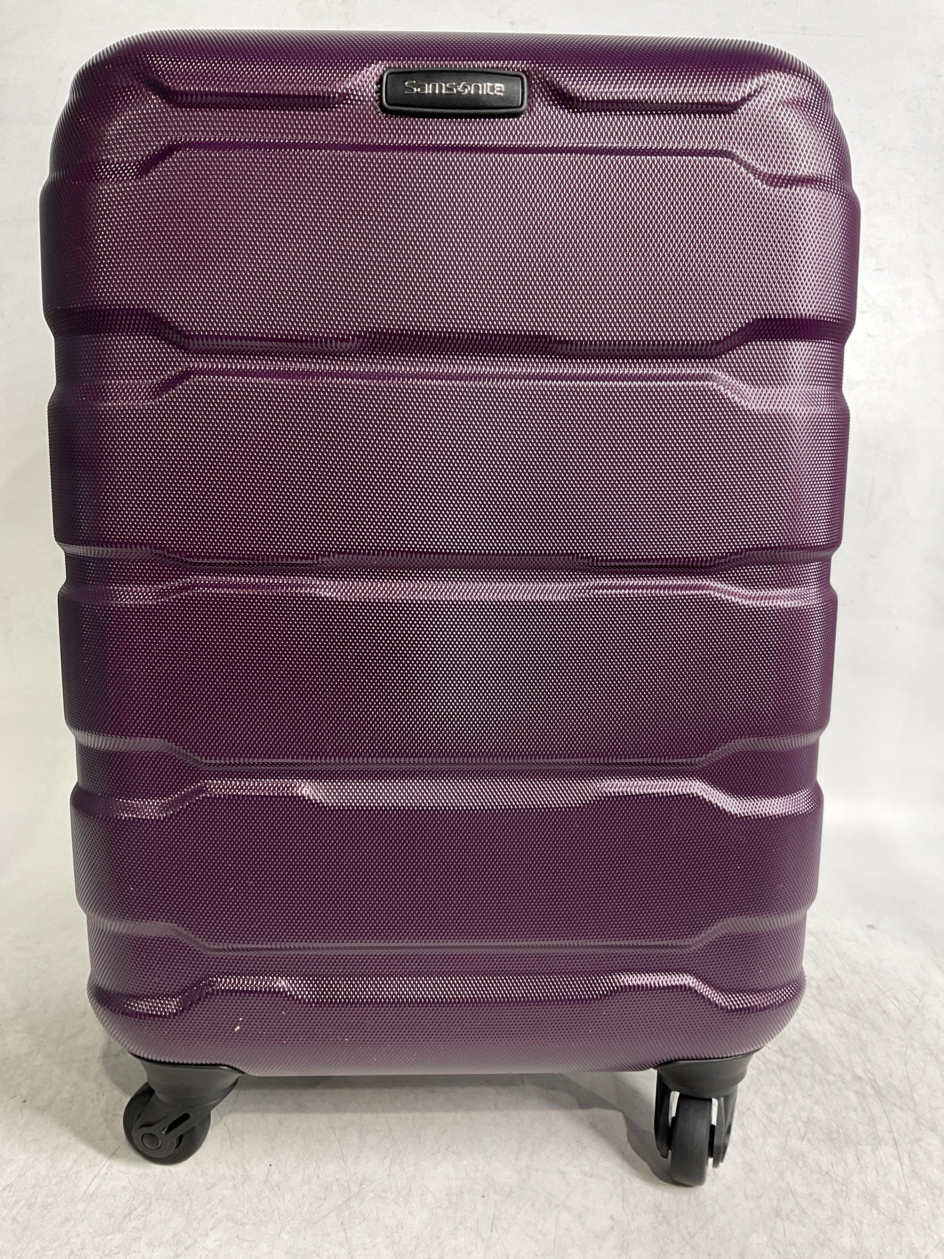 Samsonite Omni Pc Hardside Expandable Luggage with Spinner Wheels ( Purple , Carry-On 20-Inch ) Purple Carry On 20 Inch U51