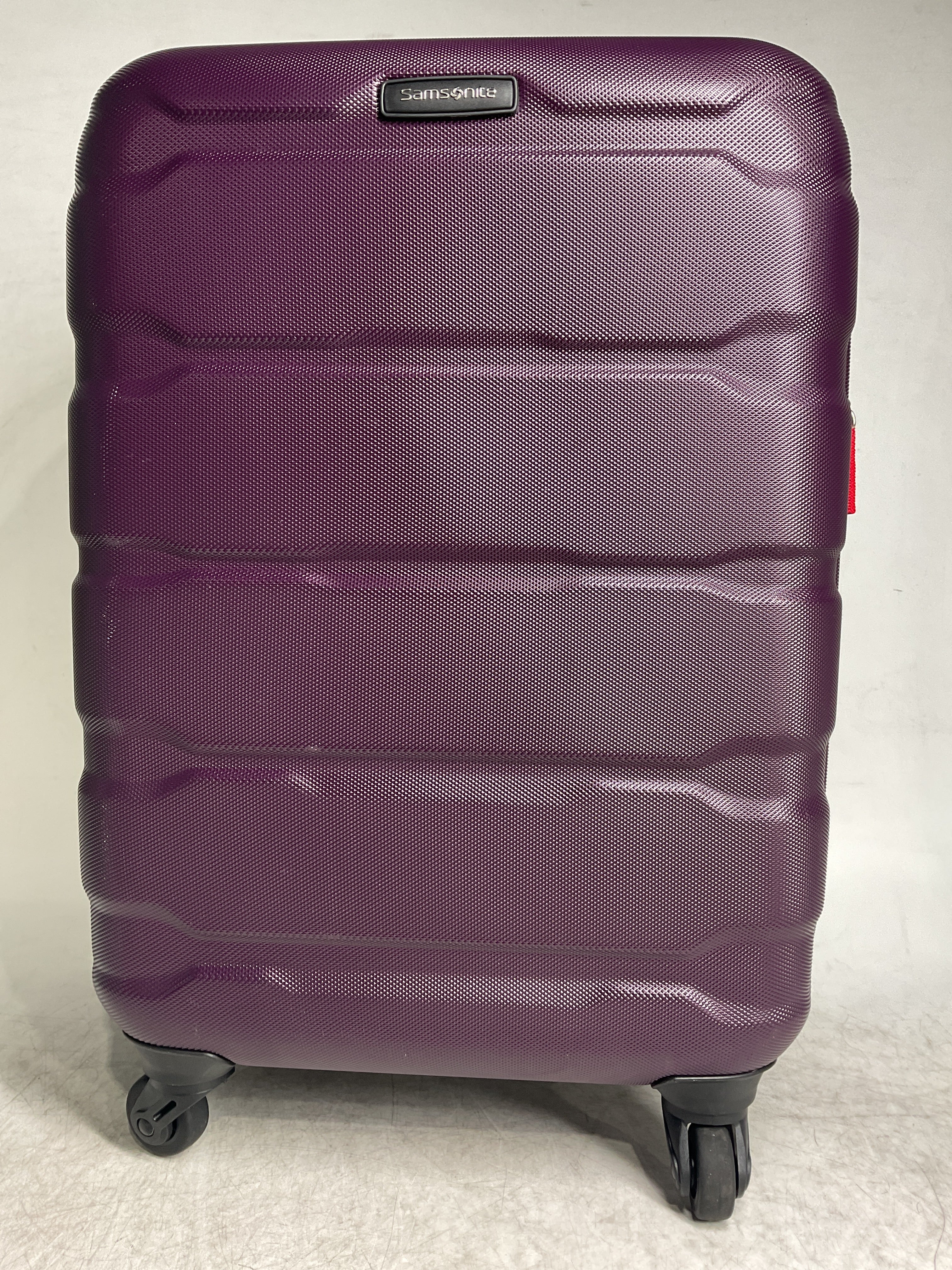 Samsonite Omni Pc Hardside Expandable Luggage with Spinner Wheels ( Purple , Carry-On 20-Inch ) Purple Carry On 20 Inch U52