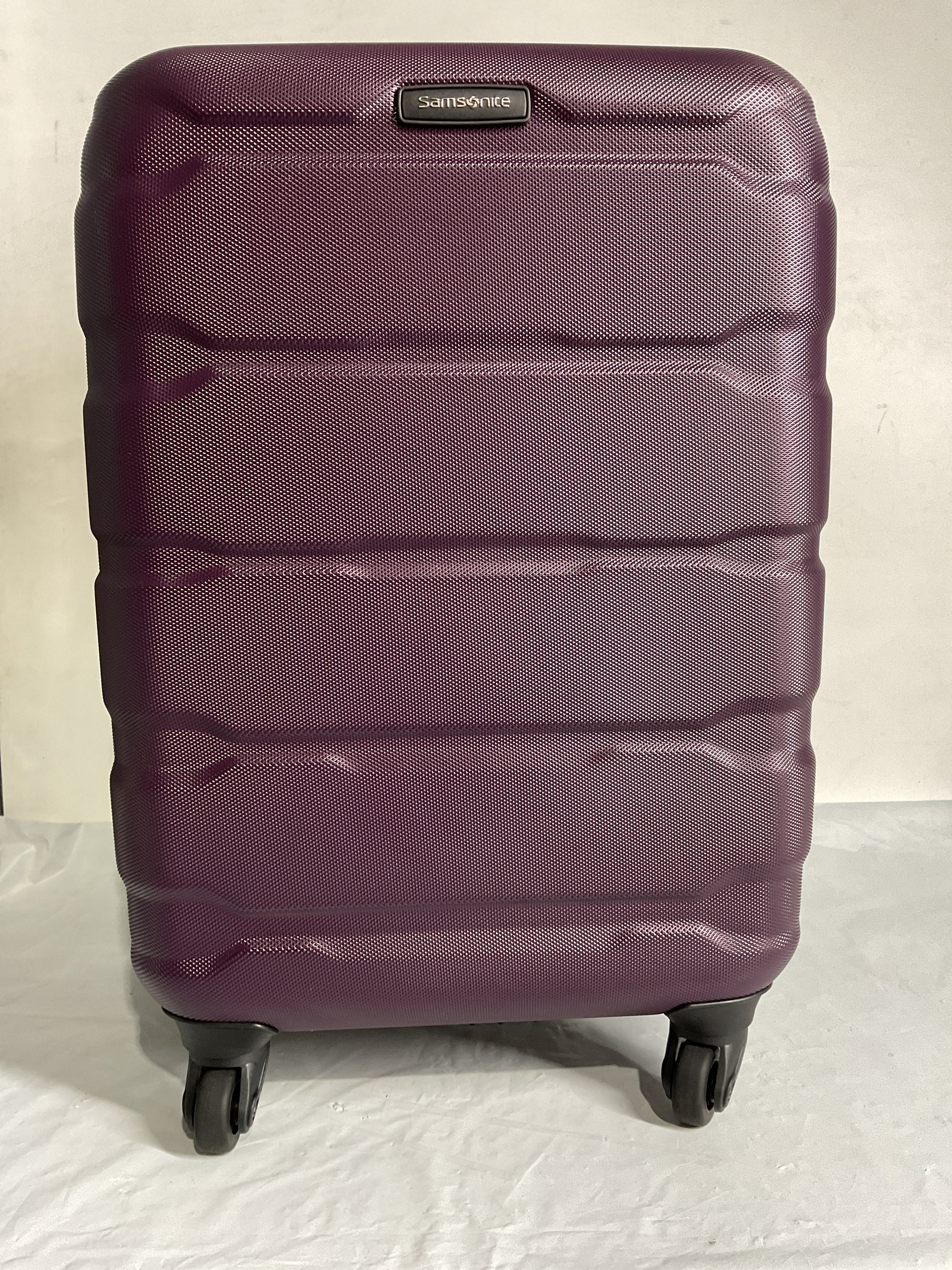 Samsonite Omni Pc Hardside Expandable Luggage with Spinner Wheels ( Purple , Carry-On 20-Inch ) Purple Carry On 20 Inch U53