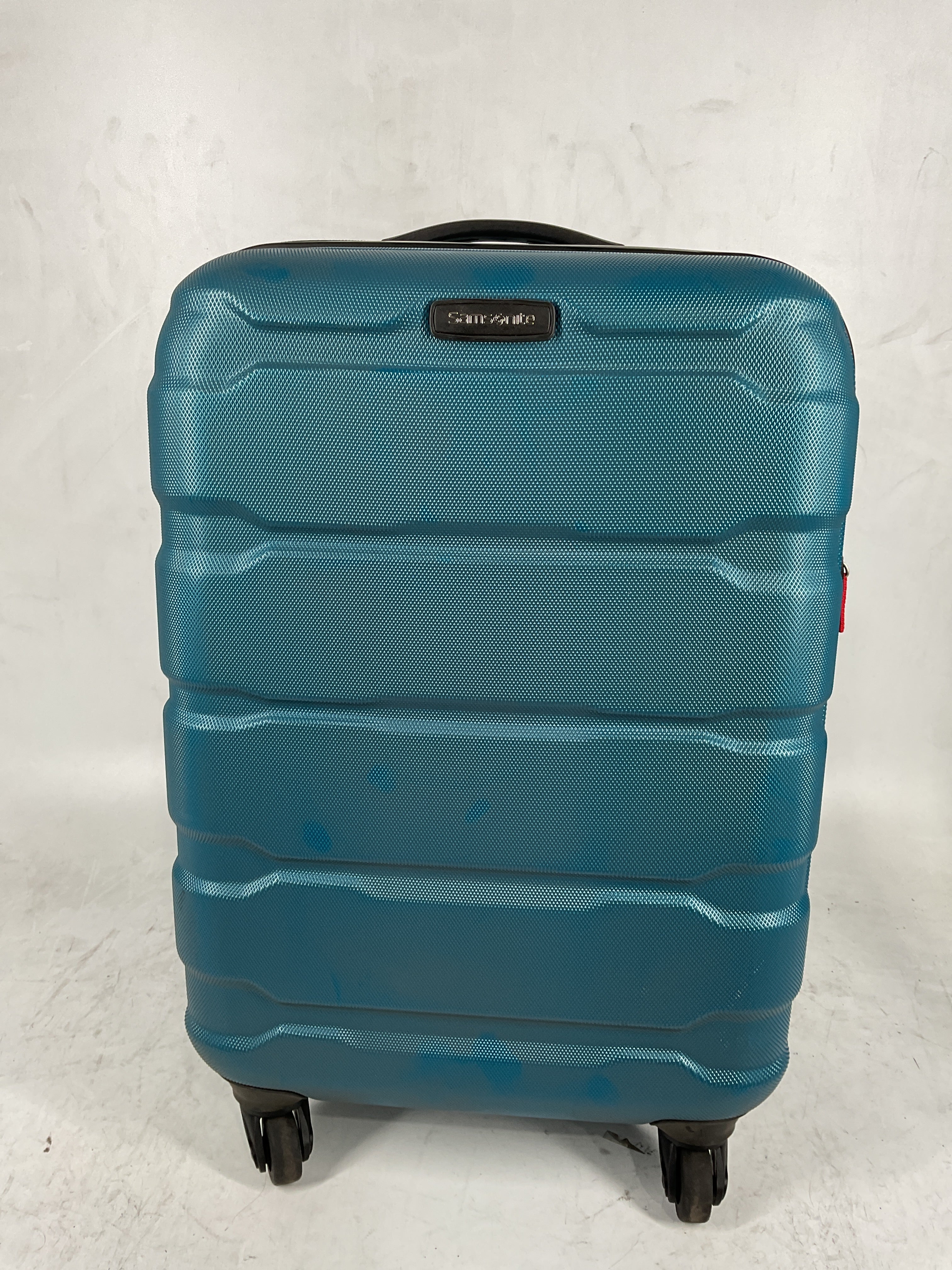 Samsonite Omni Pc Hardside Expandable Luggage with Spinner Wheels Caribbean Blue Carry On 20 Inch U18