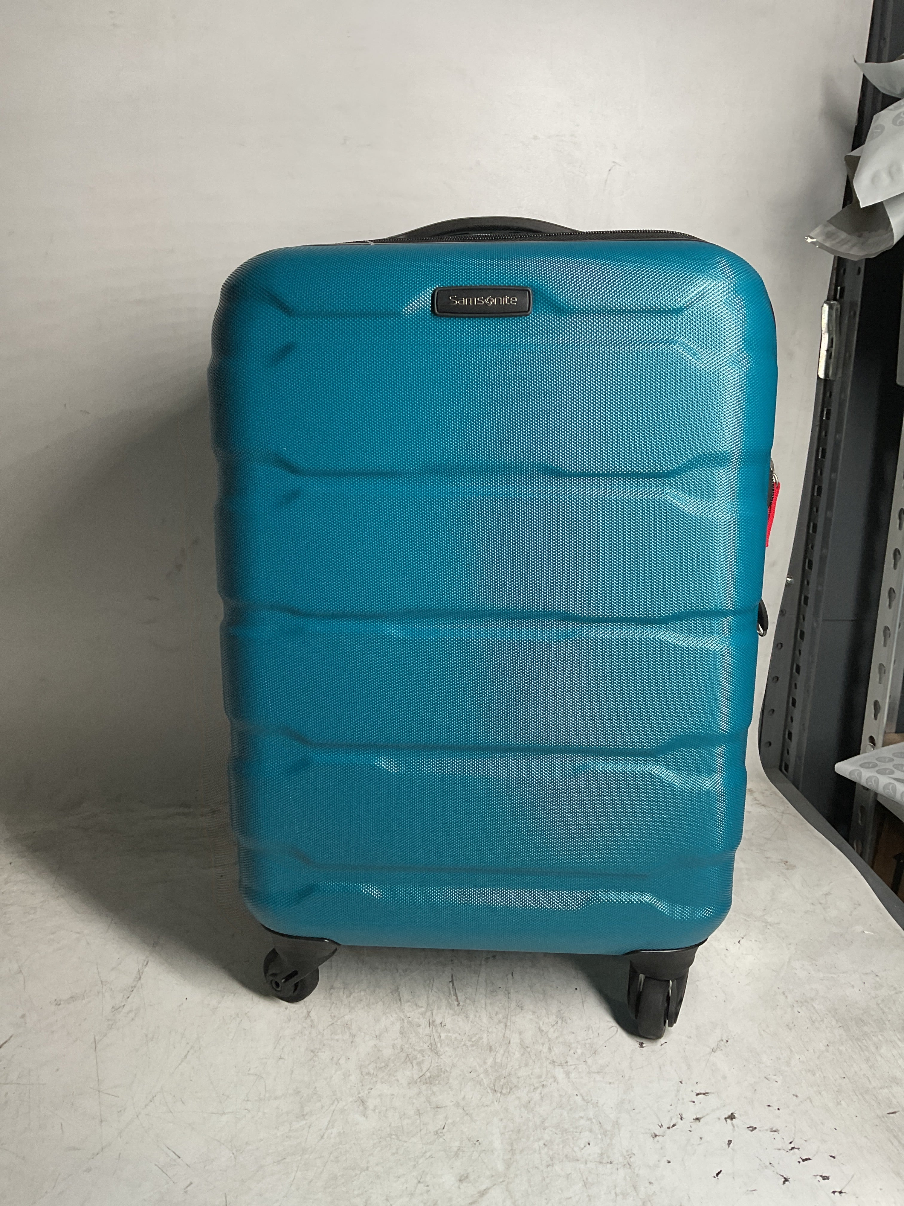 Samsonite Omni Pc Hardside Expandable Luggage with Spinner Wheels ( Caribbean Blue , Carry-On 20-Inch ) Caribbean Blue Carry On 20 Inch U20