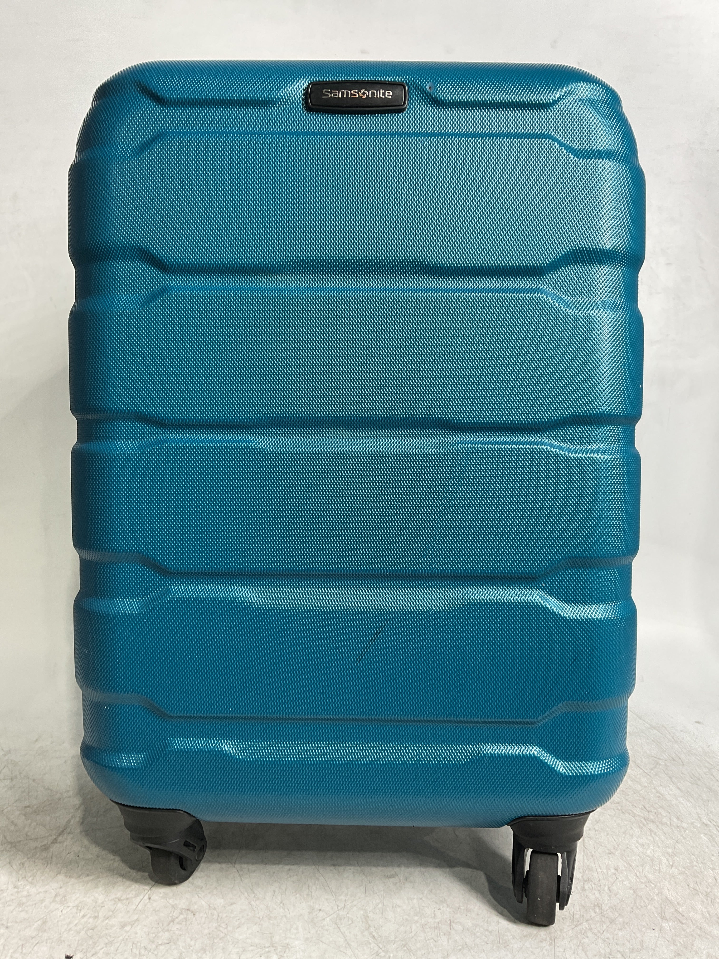 Samsonite Omni Pc Hardside Expandable Luggage with Spinner Wheels ( Caribbean Blue , Carry-On 20-Inch ) Caribbean Blue Carry On 20 Inch U28