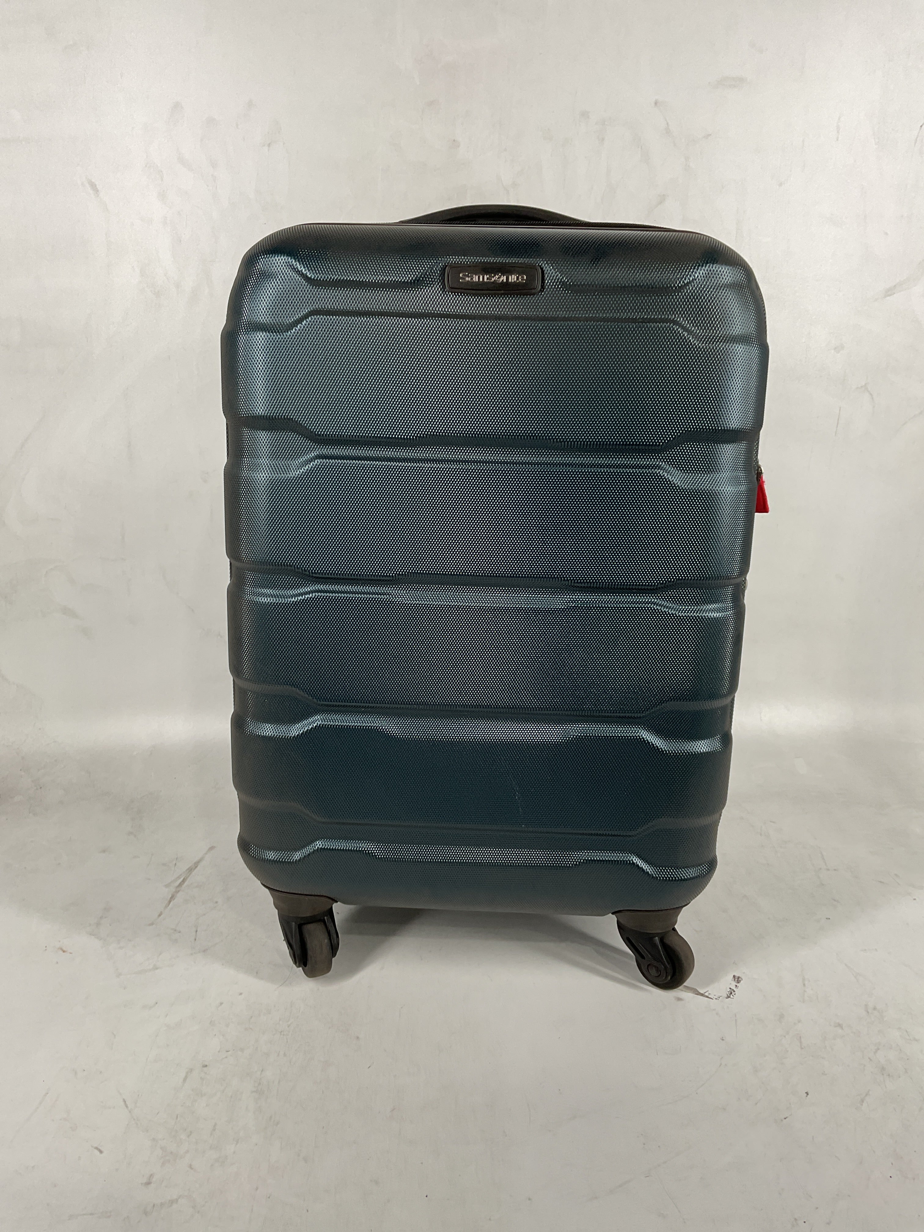 Samsonite Omni Pc Hardside Expandable Luggage with Spinner Wheels Teal Carry On 20 Inch U12