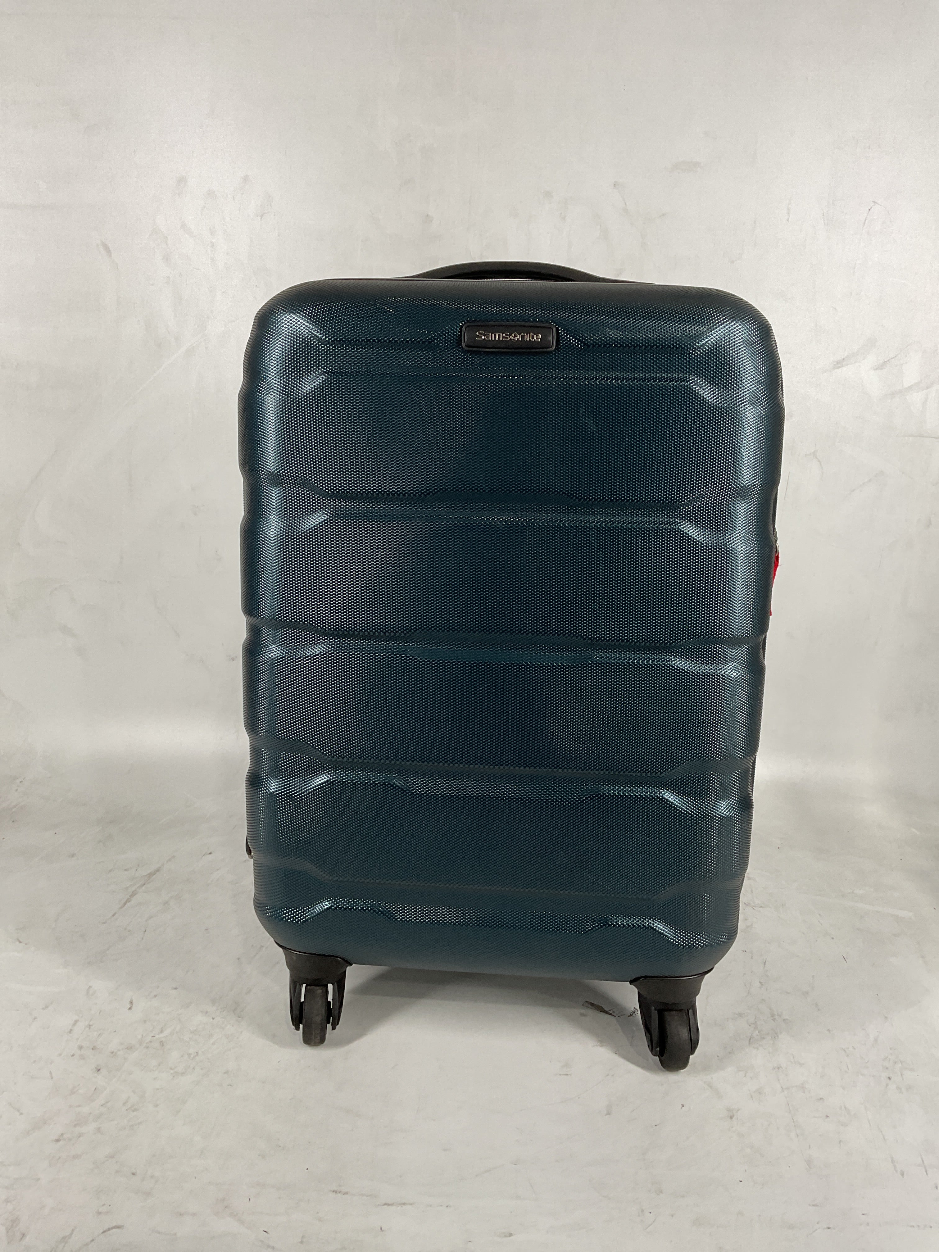 Samsonite Omni Pc Hardside Expandable Luggage with Spinner Wheels Teal Carry On 20 Inch U13