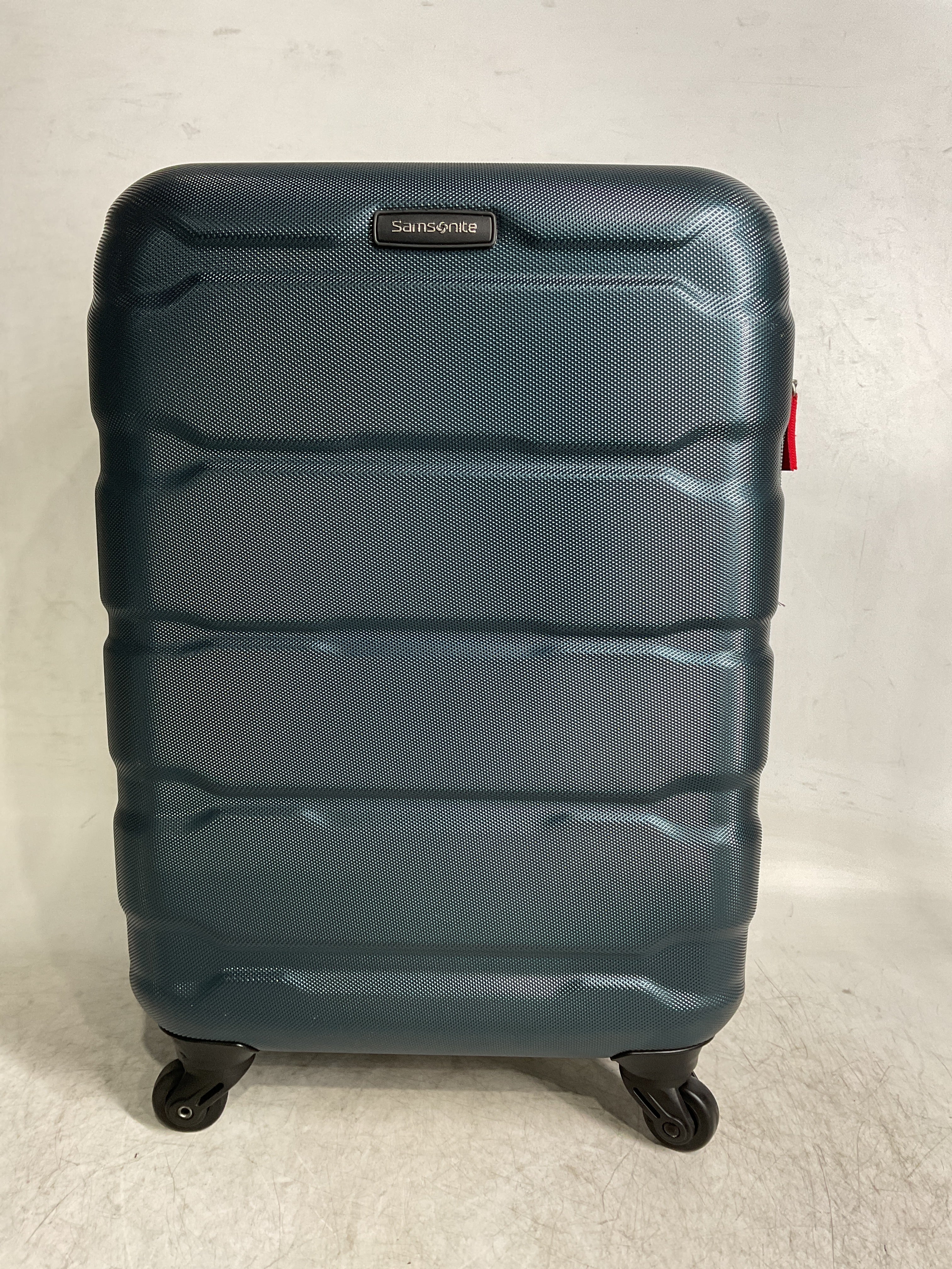 Samsonite Omni Pc Hardside Expandable Luggage with Spinner Wheels ( Teal , Carry-On 20-Inch ) Teal Carry On 20 Inch U23