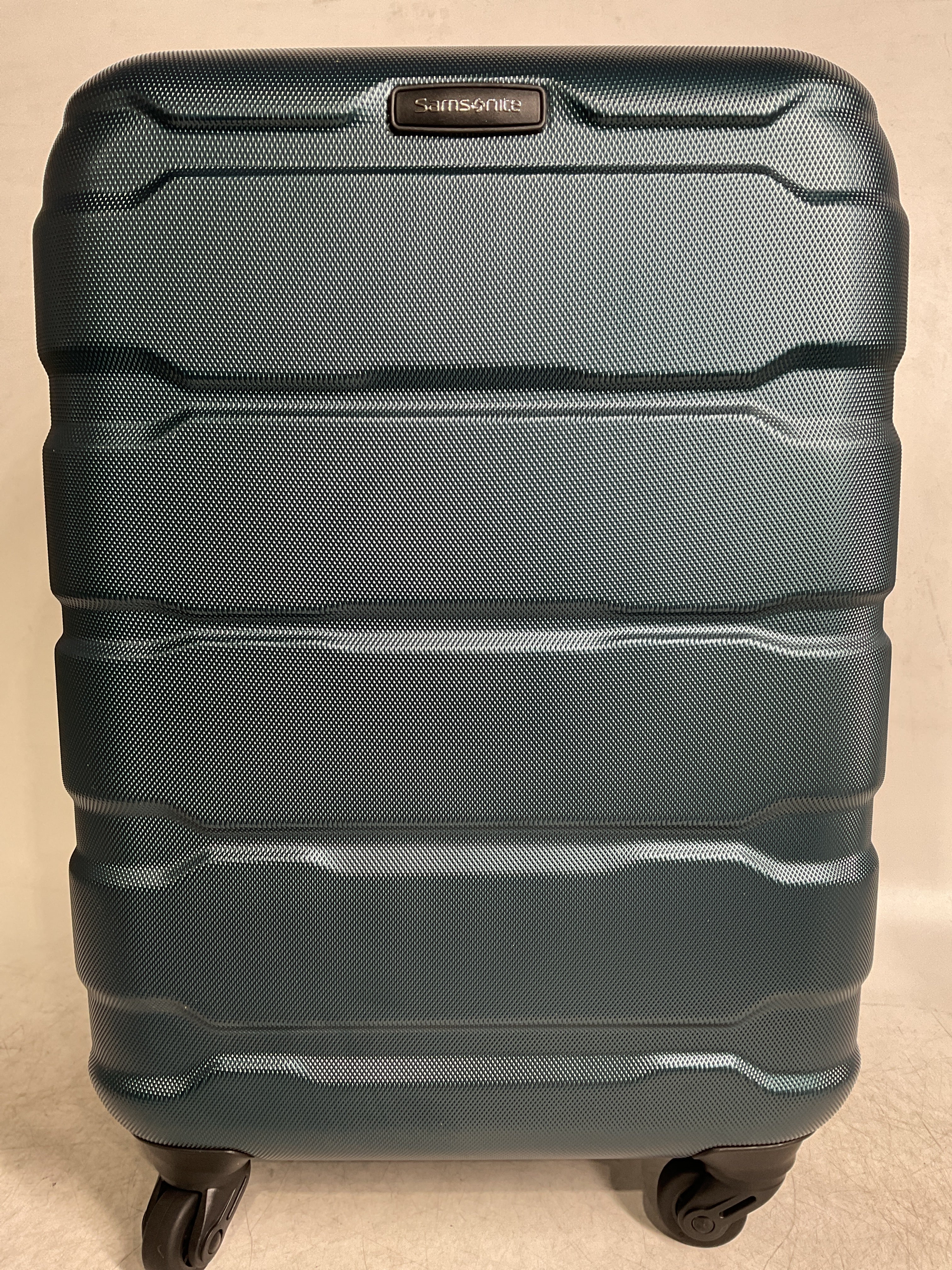 Samsonite Omni Pc Hardside Expandable Luggage with Spinner Wheels ( Teal , Carry-On 20-Inch ) Teal Carry On 20 Inch U26