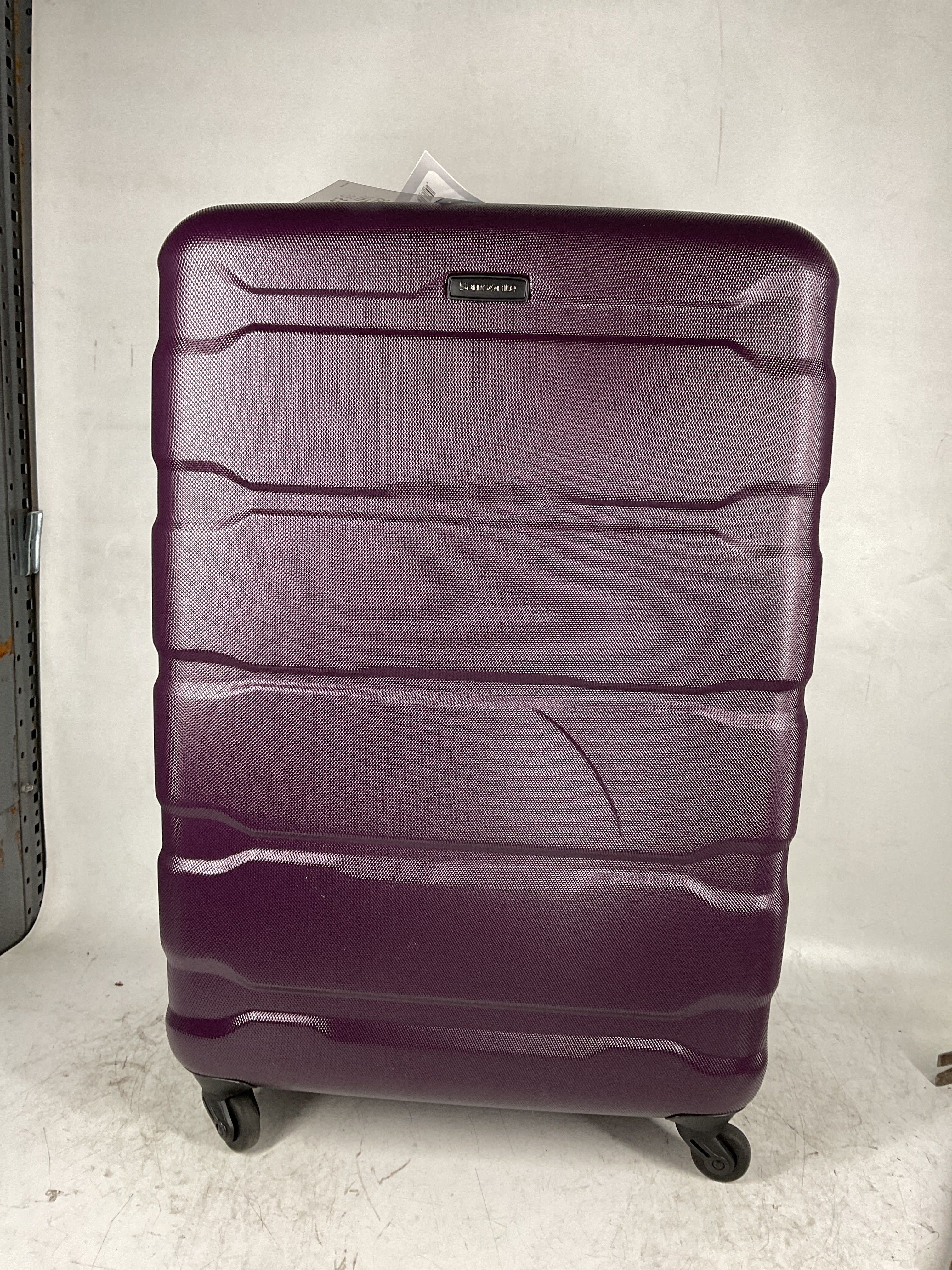 Samsonite Omni Pc Hardside Expandable Luggage with Spinner Wheels ( Purple , 3-Piece Set (20/24/28) ) Purple 3 Piece Set 20 24 28 U4