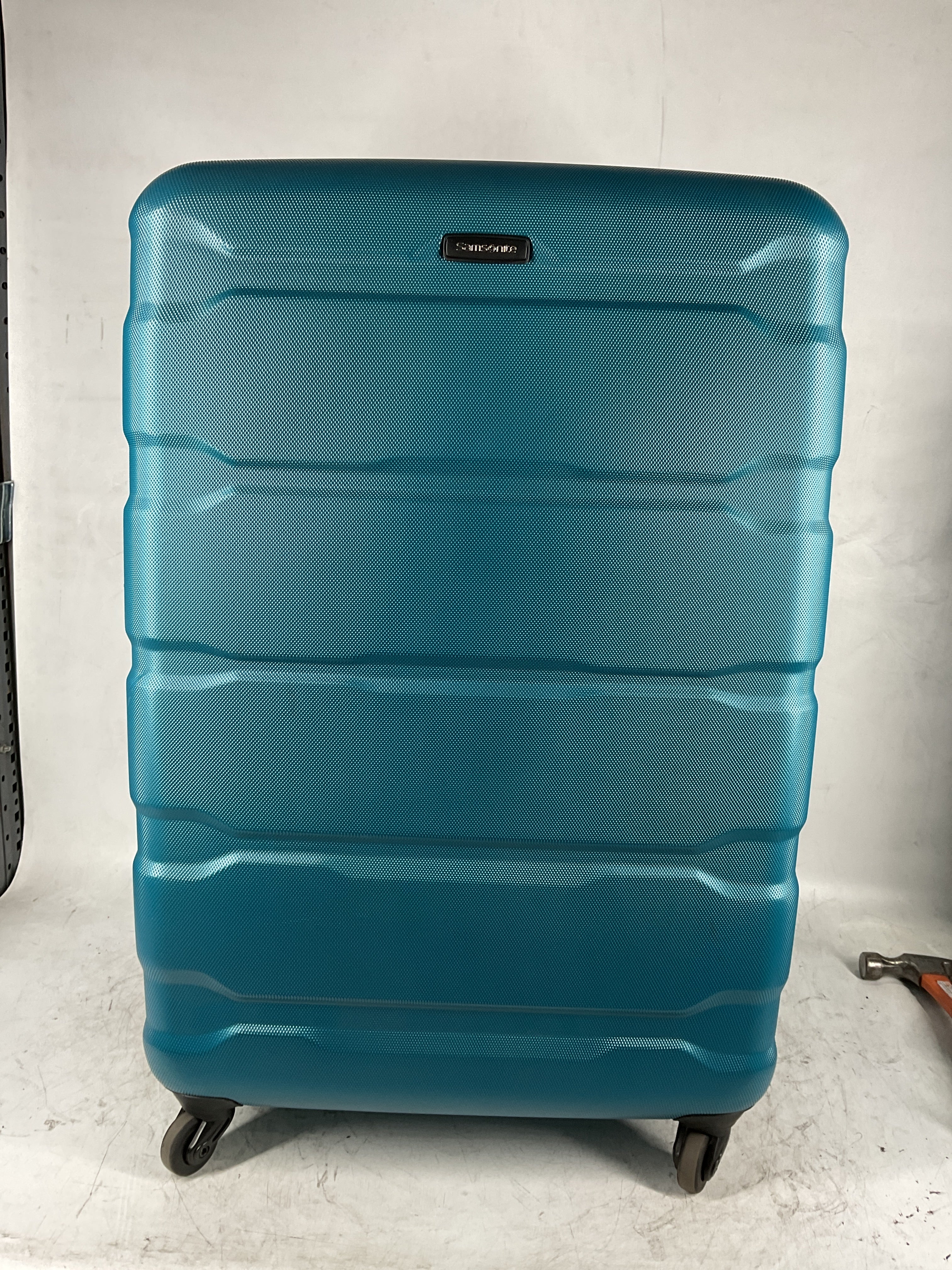 Samsonite Omni Pc Hardside Expandable Luggage with Spinner Wheels ( Caribbean Blue , 3-Piece Set (20/24/28) ) Caribbean Blue 3 Piece Set 20 24 28 U6