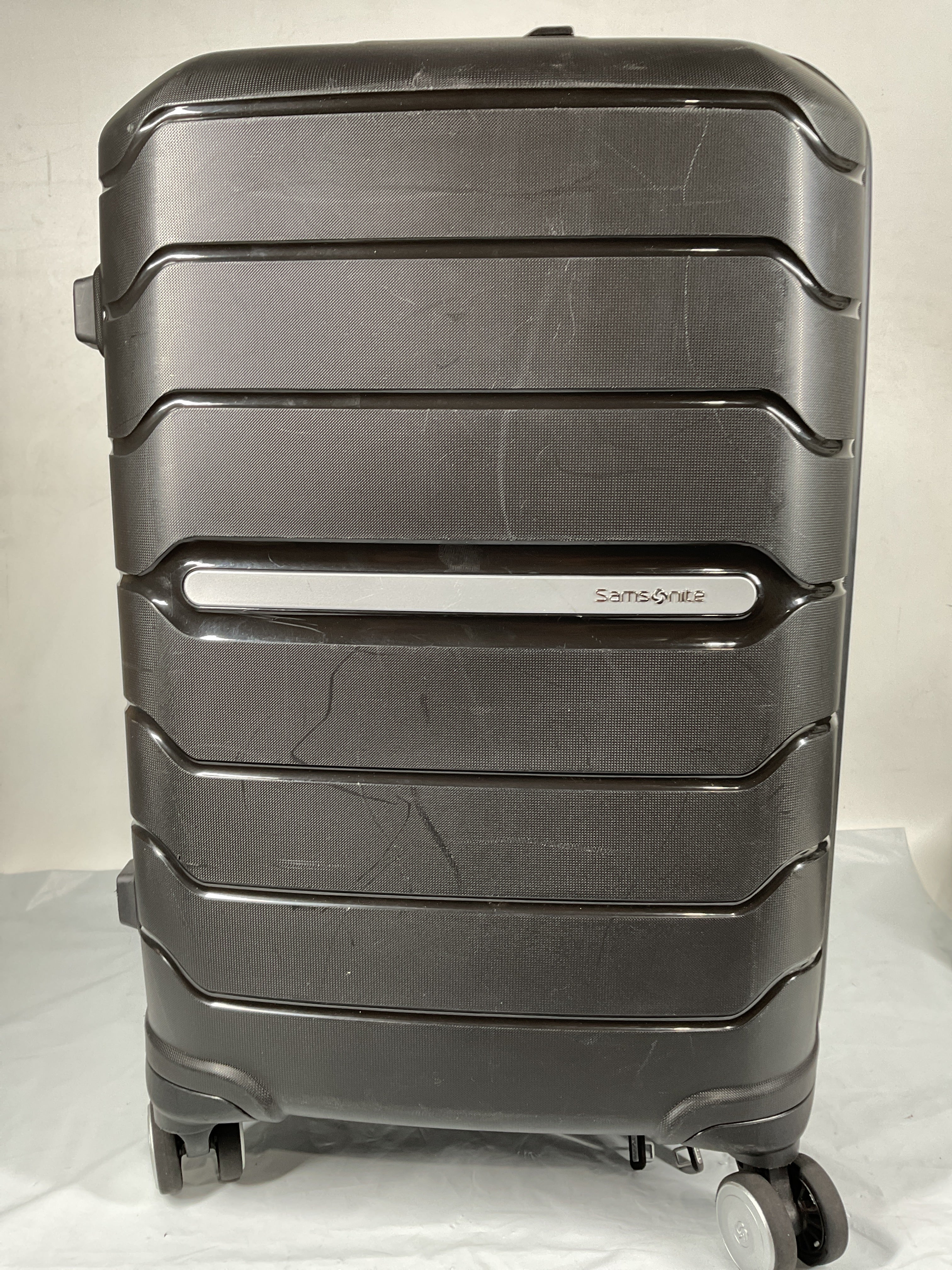 Samsonite Freeform Hardside Expandable with Double Spinner Wheels ( Black , Carry-on Spinner ) Black Carry On Spinner U26