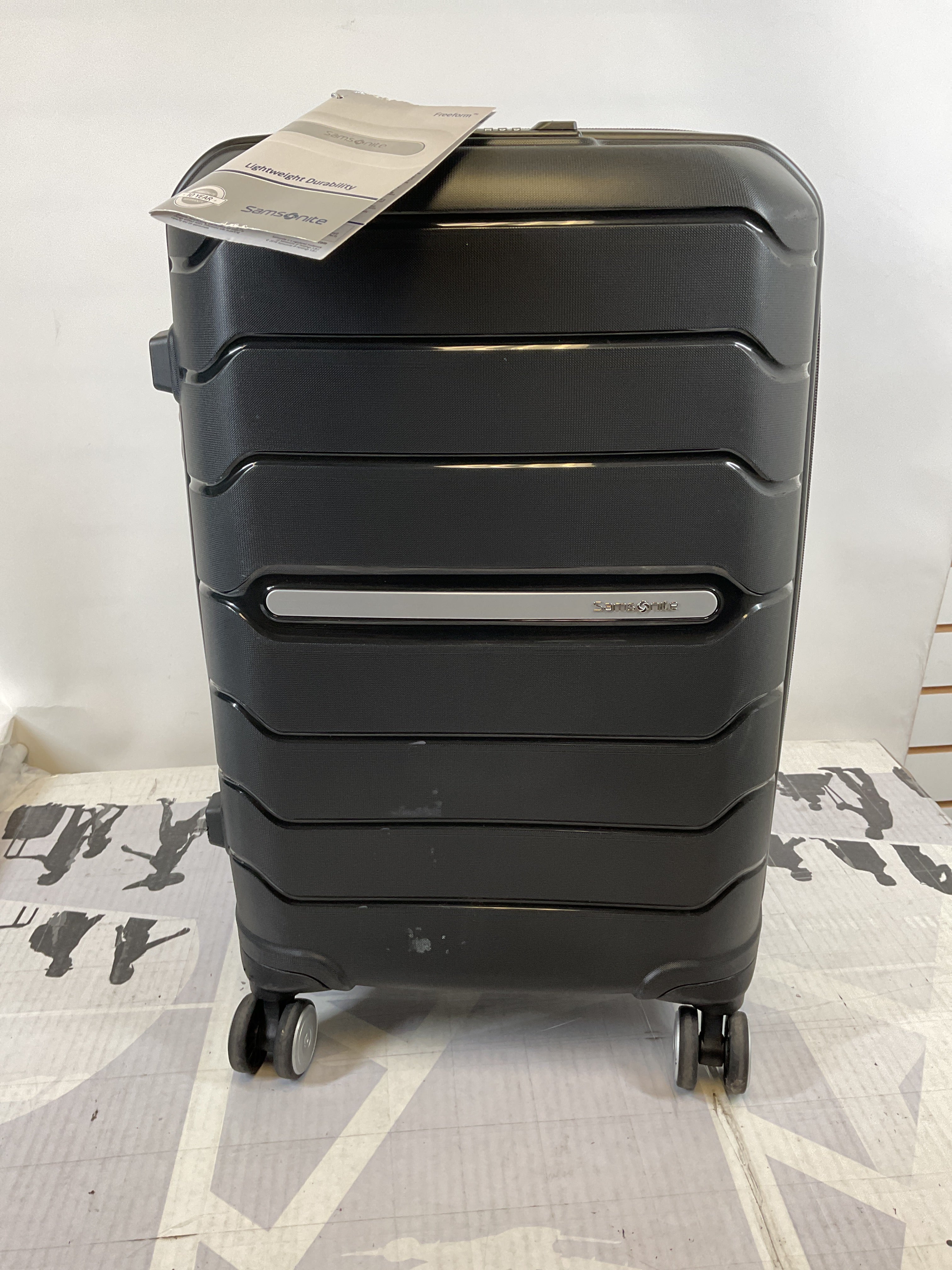 Samsonite Freeform Hardside Expandable with Double Spinner Wheels ( Black , Carry-on Spinner ) Black Carry On Spinner U35