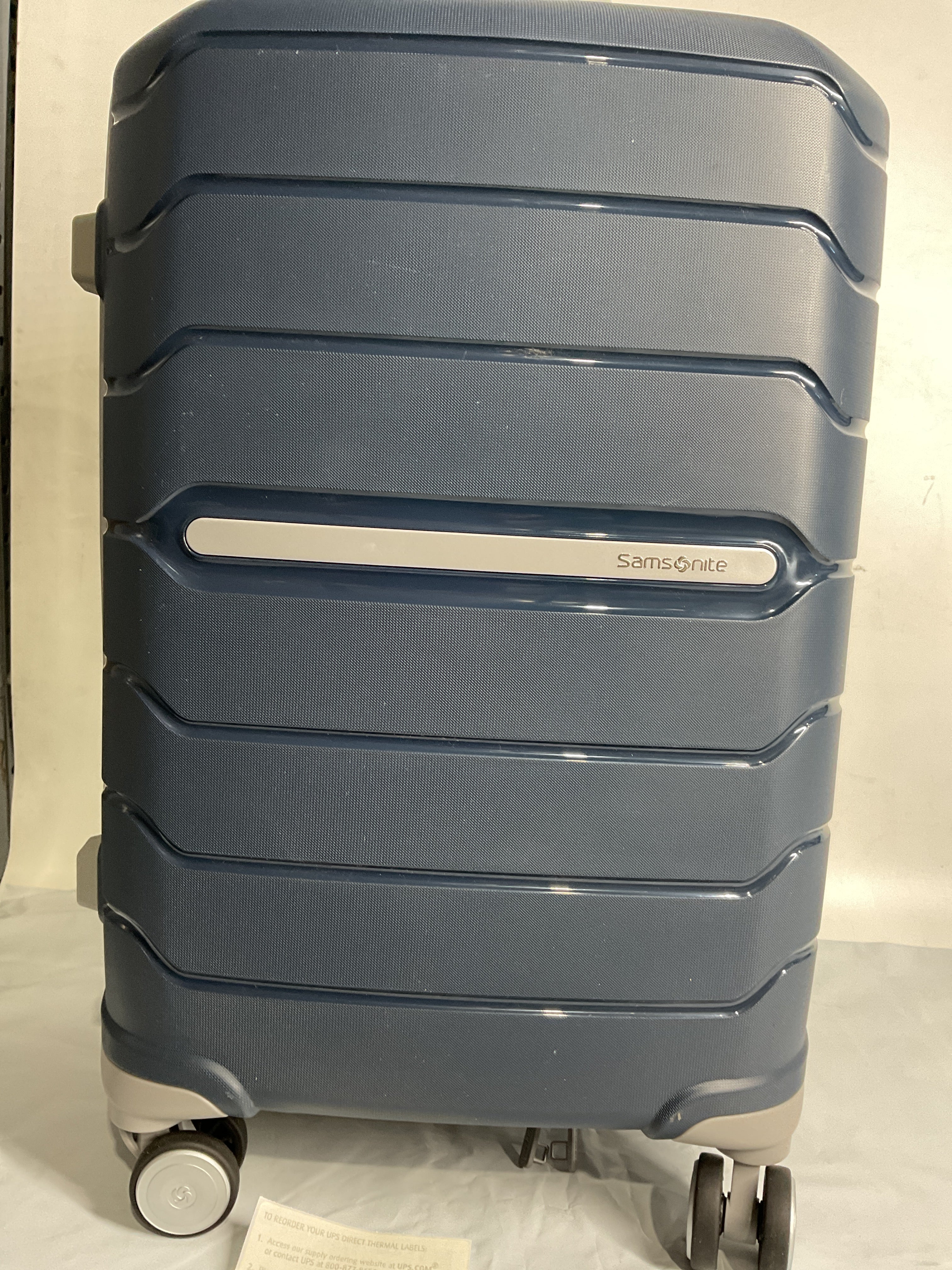 Samsonite Freeform Hardside Expandable with Double Spinner Wheels ( Navy , Carry-On 21-Inch ) Navy Carry On 21 Inch U18
