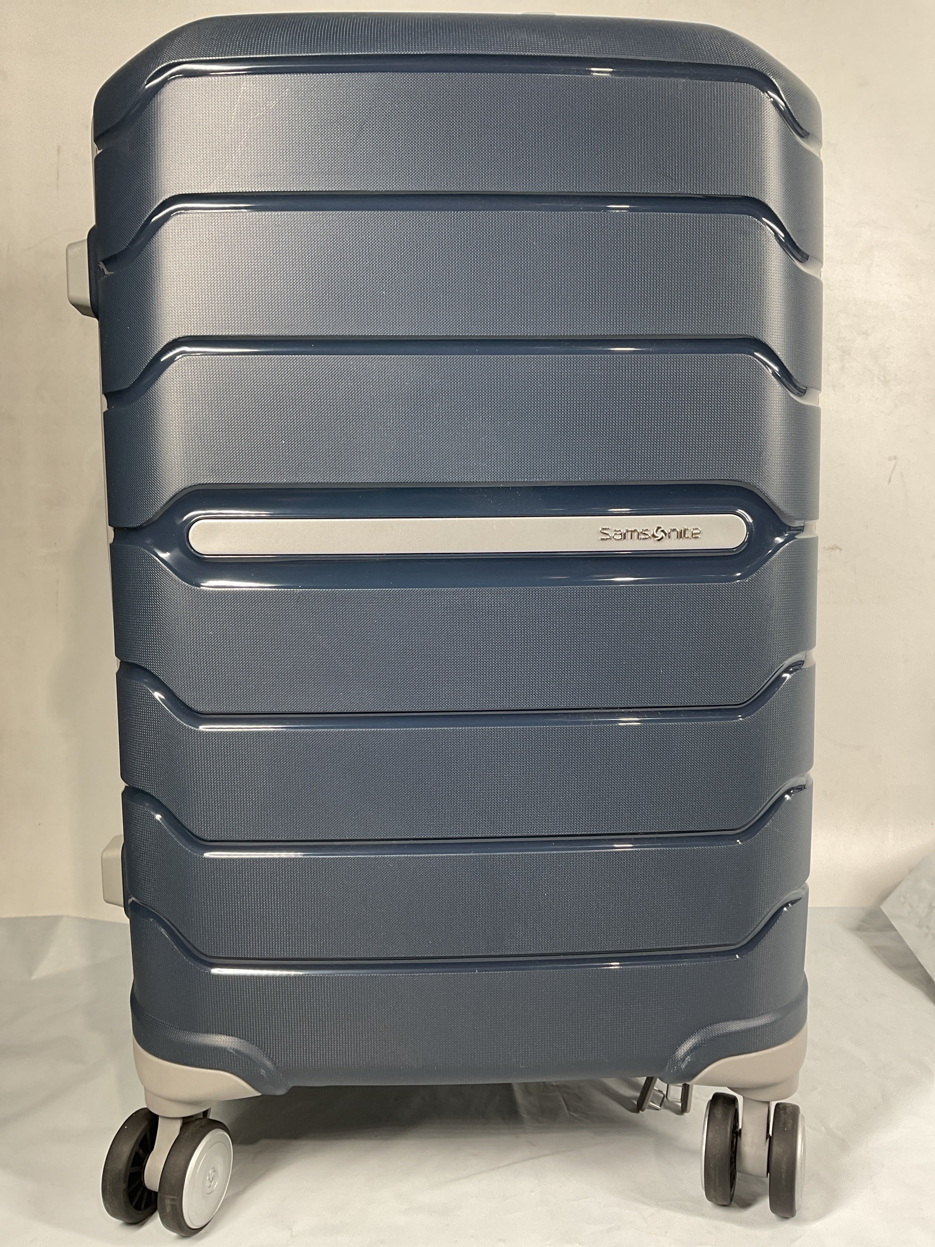 Samsonite Freeform Hardside Expandable with Double Spinner Wheels ( Navy , Carry-on Spinner ) Navy Carry On Spinner U21