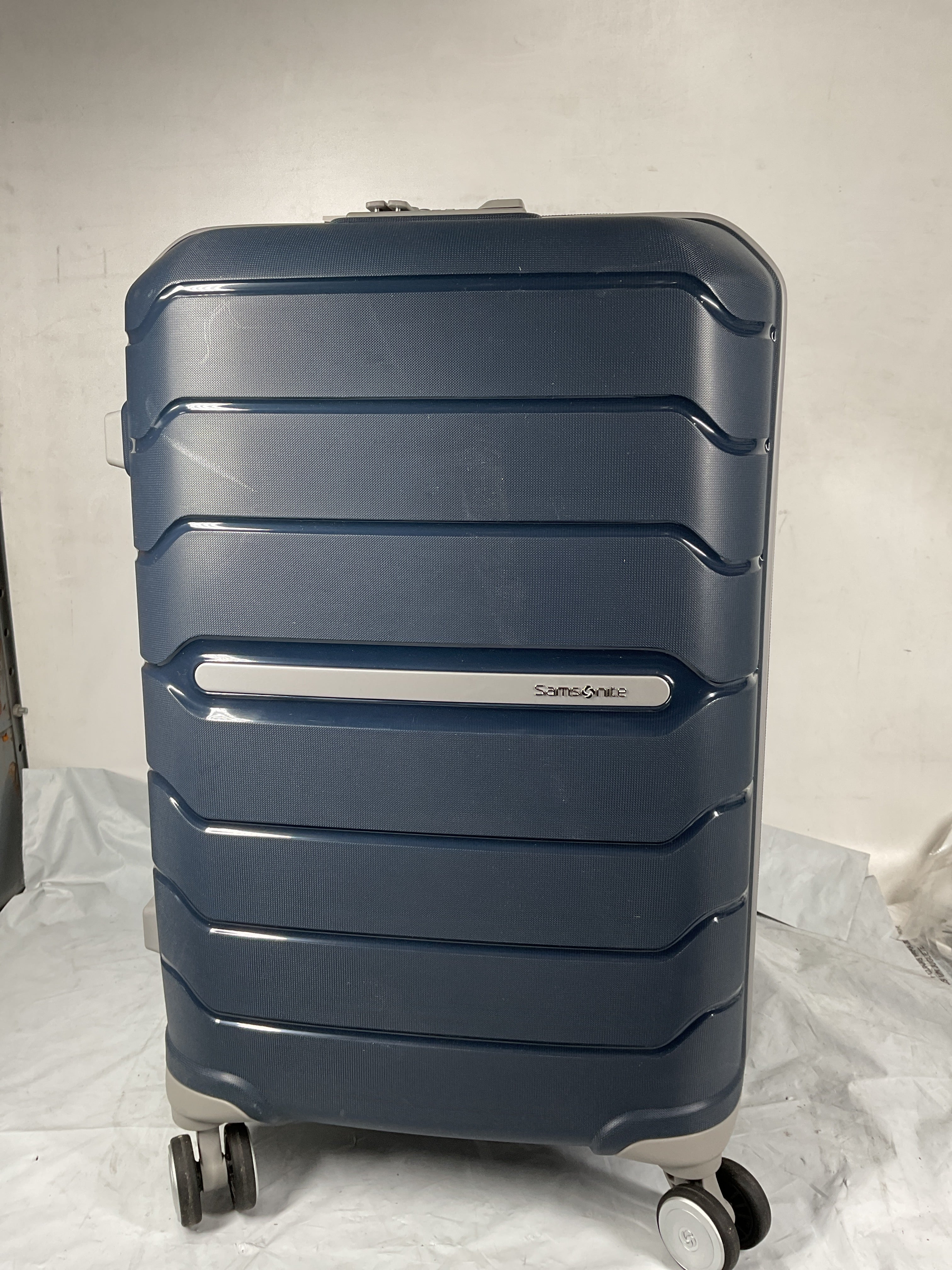 Samsonite Freeform Hardside Expandable with Double Spinner Wheels ( Navy , Carry-on Spinner ) Navy Carry On Spinner U25