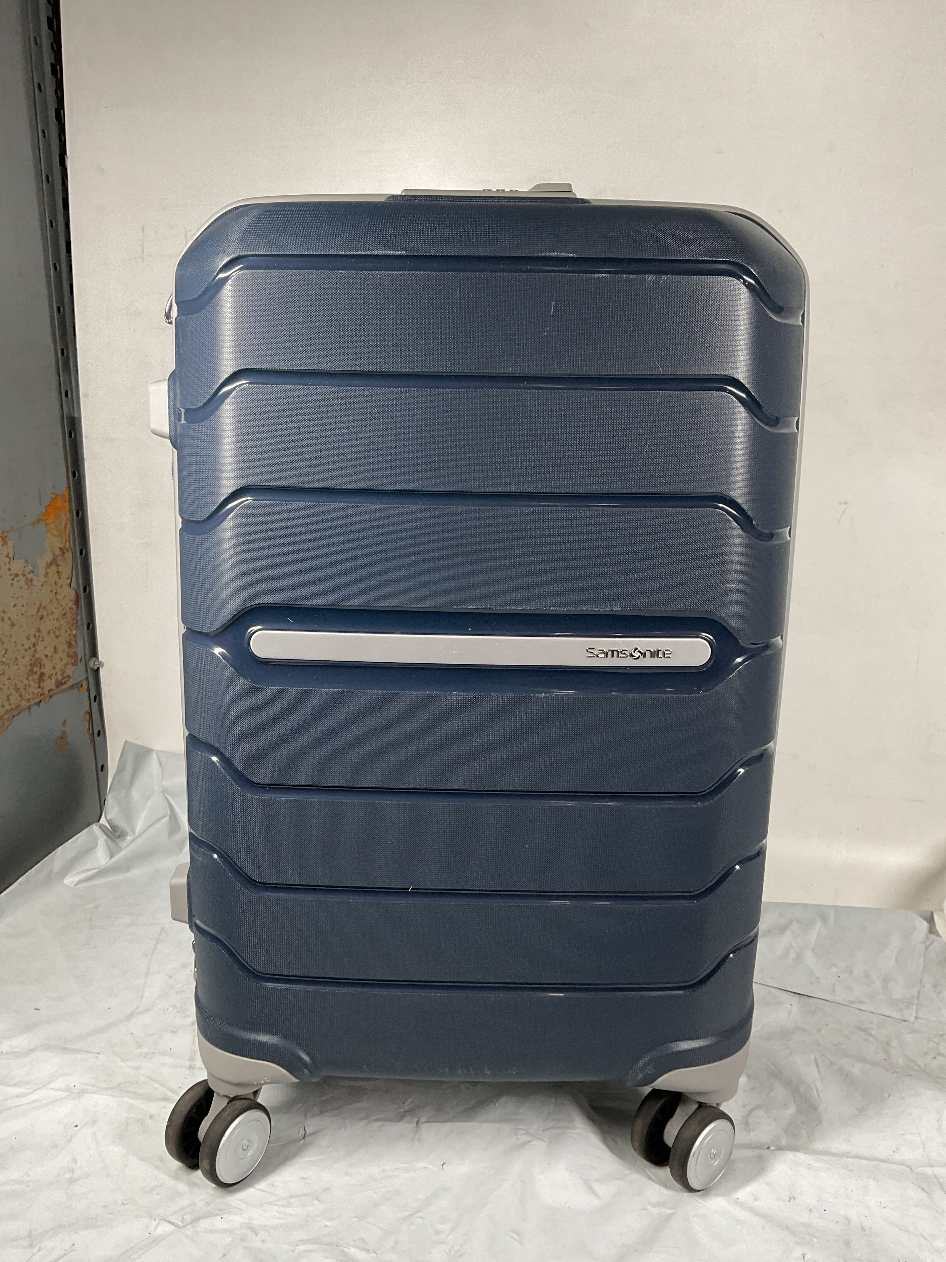 Samsonite Freeform Hardside Expandable with Double Spinner Wheels ( Navy , Carry-on Spinner ) Navy Carry On Spinner U27