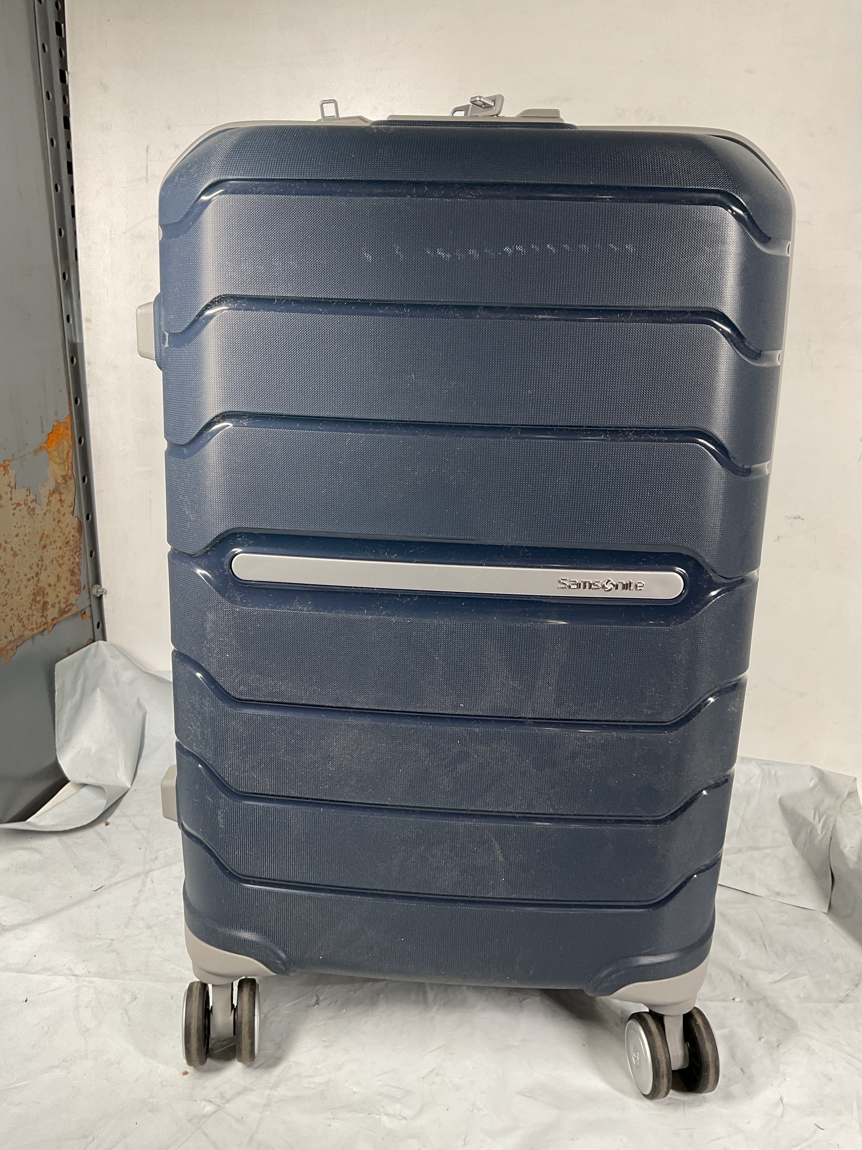 Samsonite Freeform Hardside Expandable with Double Spinner Wheels ( Navy , Carry-on Spinner ) Navy Carry On Spinner U28