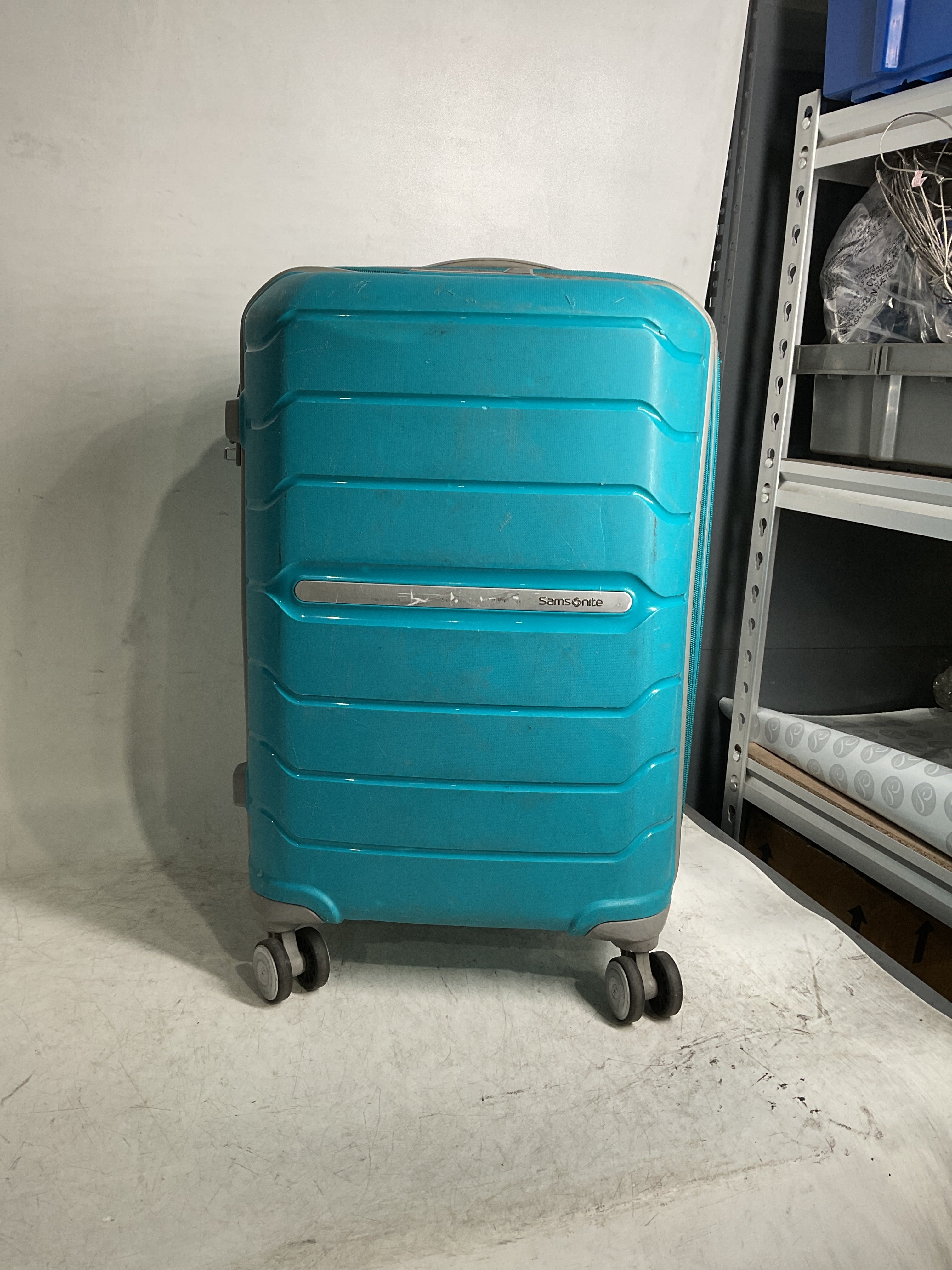 Samsonite Freeform Hardside Expandable with Double Spinner Wheels ( Ocean Blue , Carry-On 21-Inch ) Ocean Blue Carry On 21 Inch U2