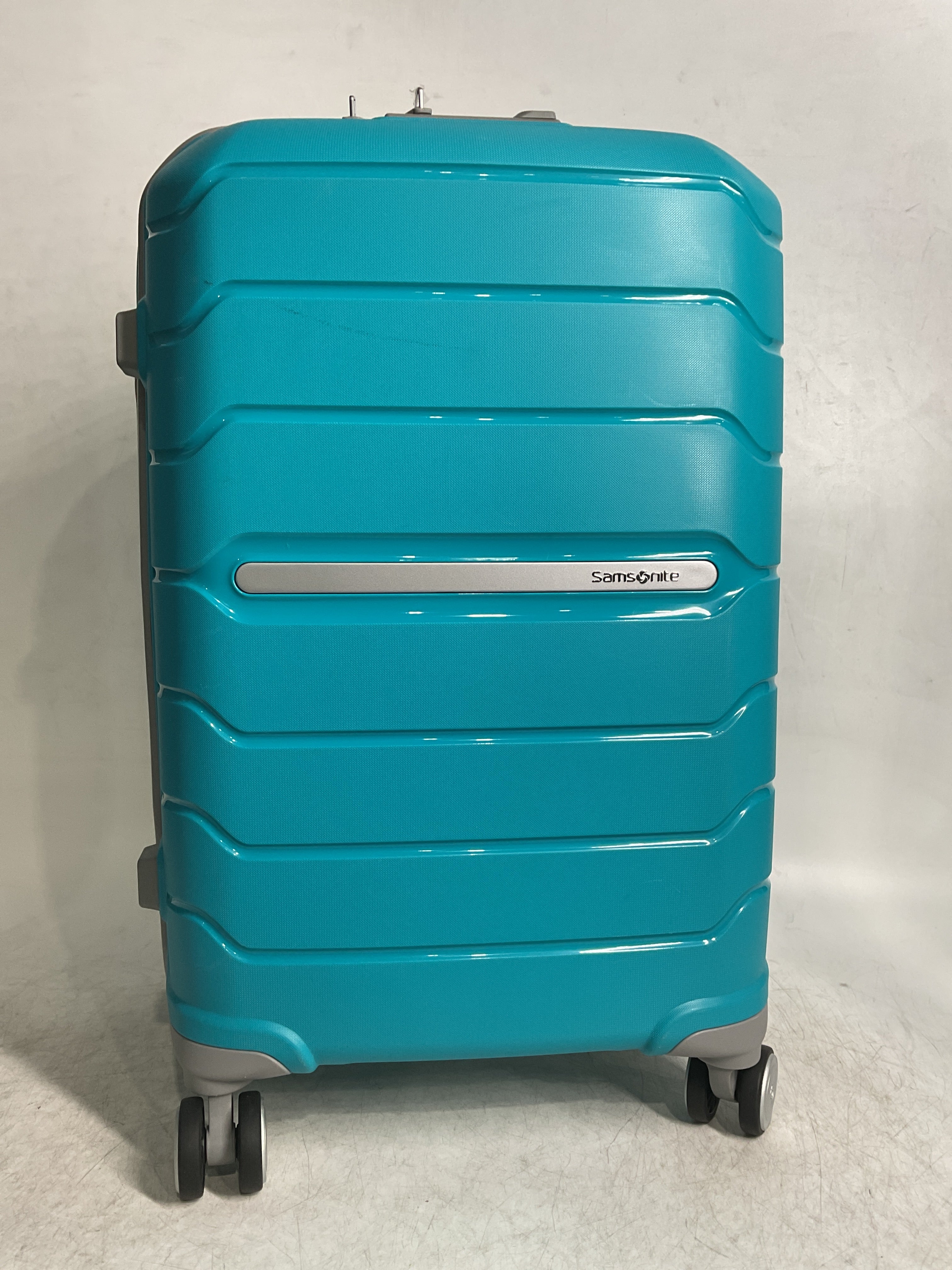 Samsonite Freeform Hardside Expandable with Double Spinner Wheels ( Ocean Blue , Carry-On 21-Inch ) Ocean Blue Carry On 21 Inch U4