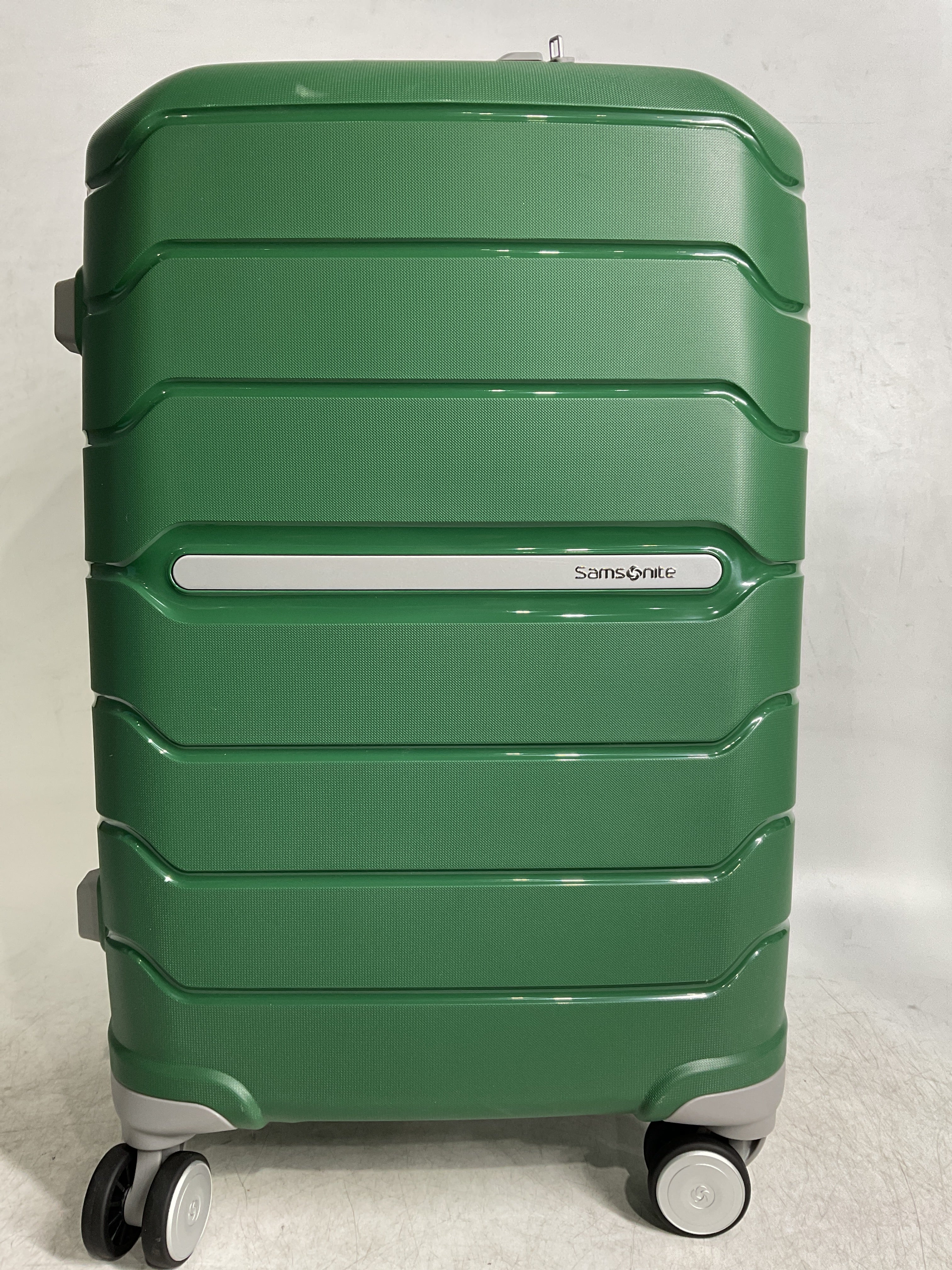 Samsonite Freeform Hardside Expandable with Double Spinner Wheels ( Pine Green , Carry-On 21-Inch ) Pine Green Carry On 21 Inch U3