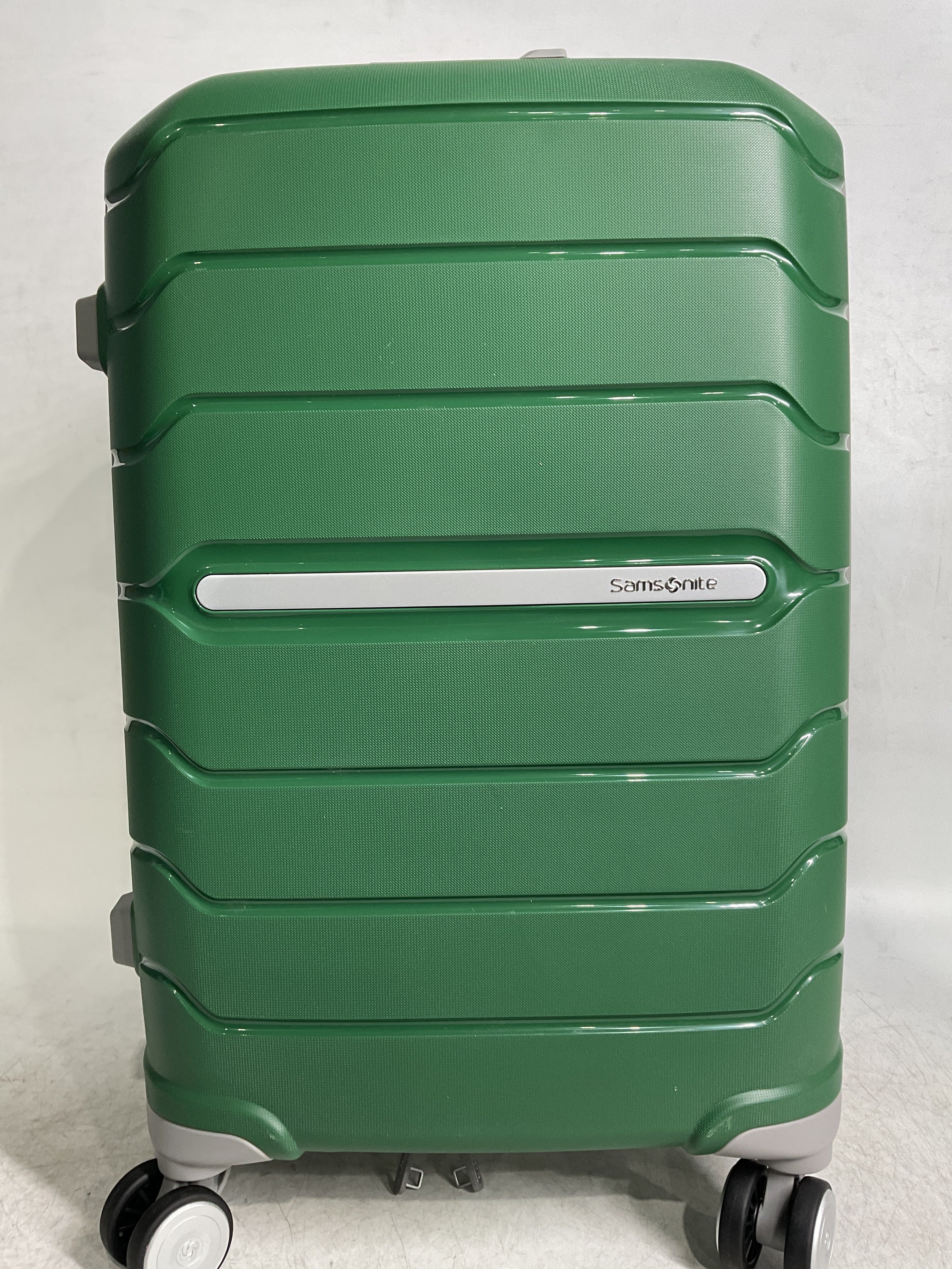 Samsonite Freeform Hardside Expandable with Double Spinner Wheels ( Pine Green , Carry-On 21-Inch ) Pine Green Carry On 21 Inch U4