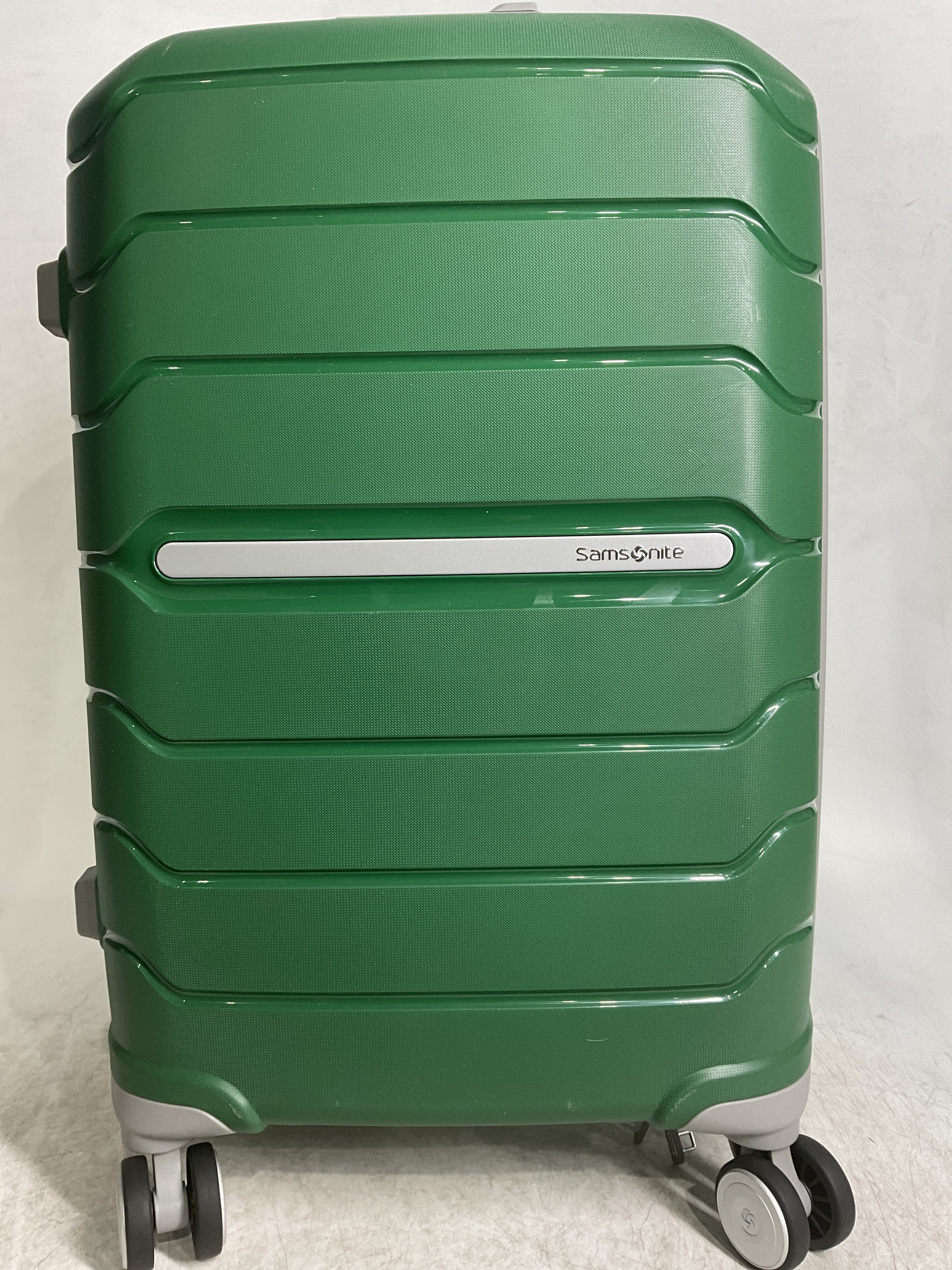 Samsonite Freeform Hardside Expandable with Double Spinner Wheels ( Pine Green , Carry-On 21-Inch ) Pine Green Carry On 21 Inch U6