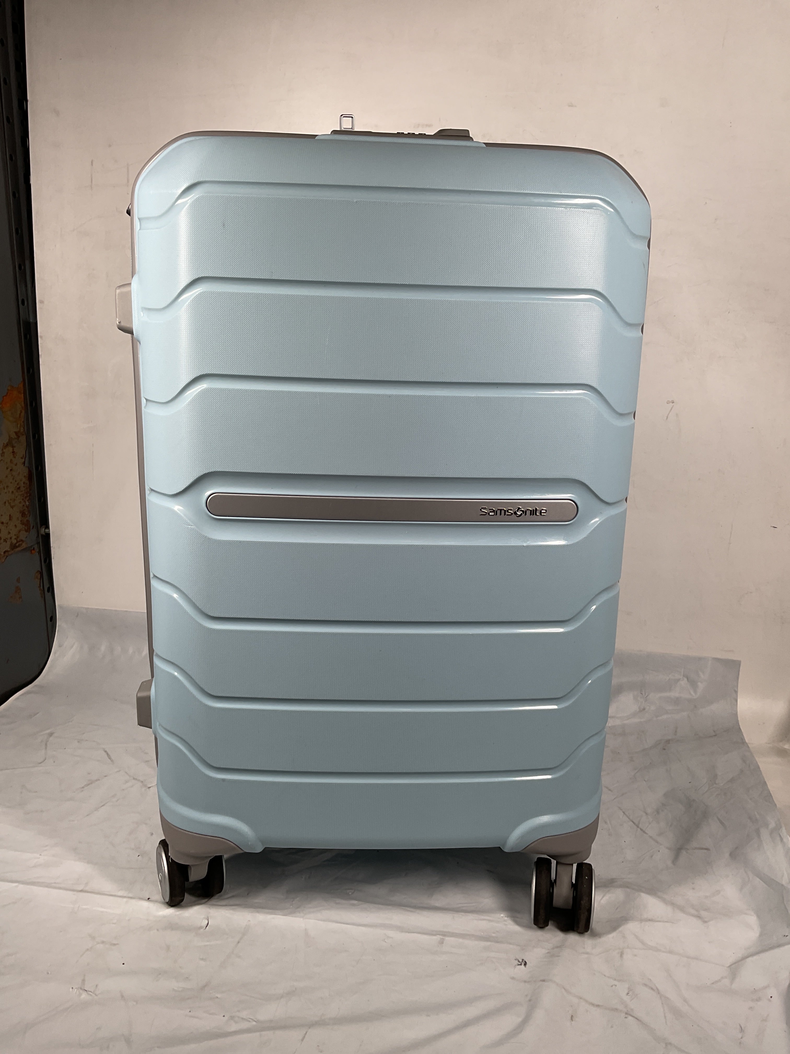 Samsonite Freeform Hardside Expandable with Double Spinner Wheels ( Sky Blue , Carry-on Spinner ) Sky Blue Carry On Spinner U1