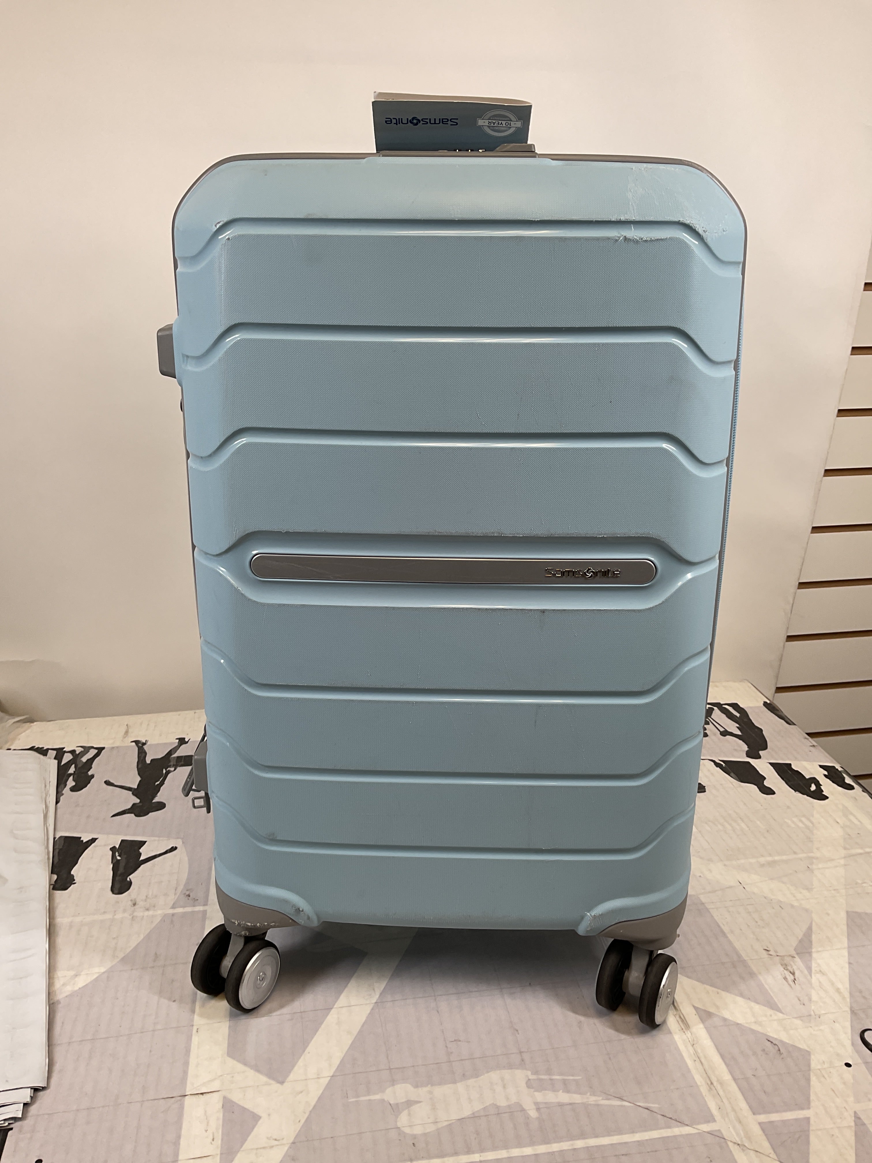 Samsonite Freeform Hardside Expandable with Double Spinner Wheels ( Sky Blue , Carry-on Spinner ) Sky Blue Carry On Spinner U2