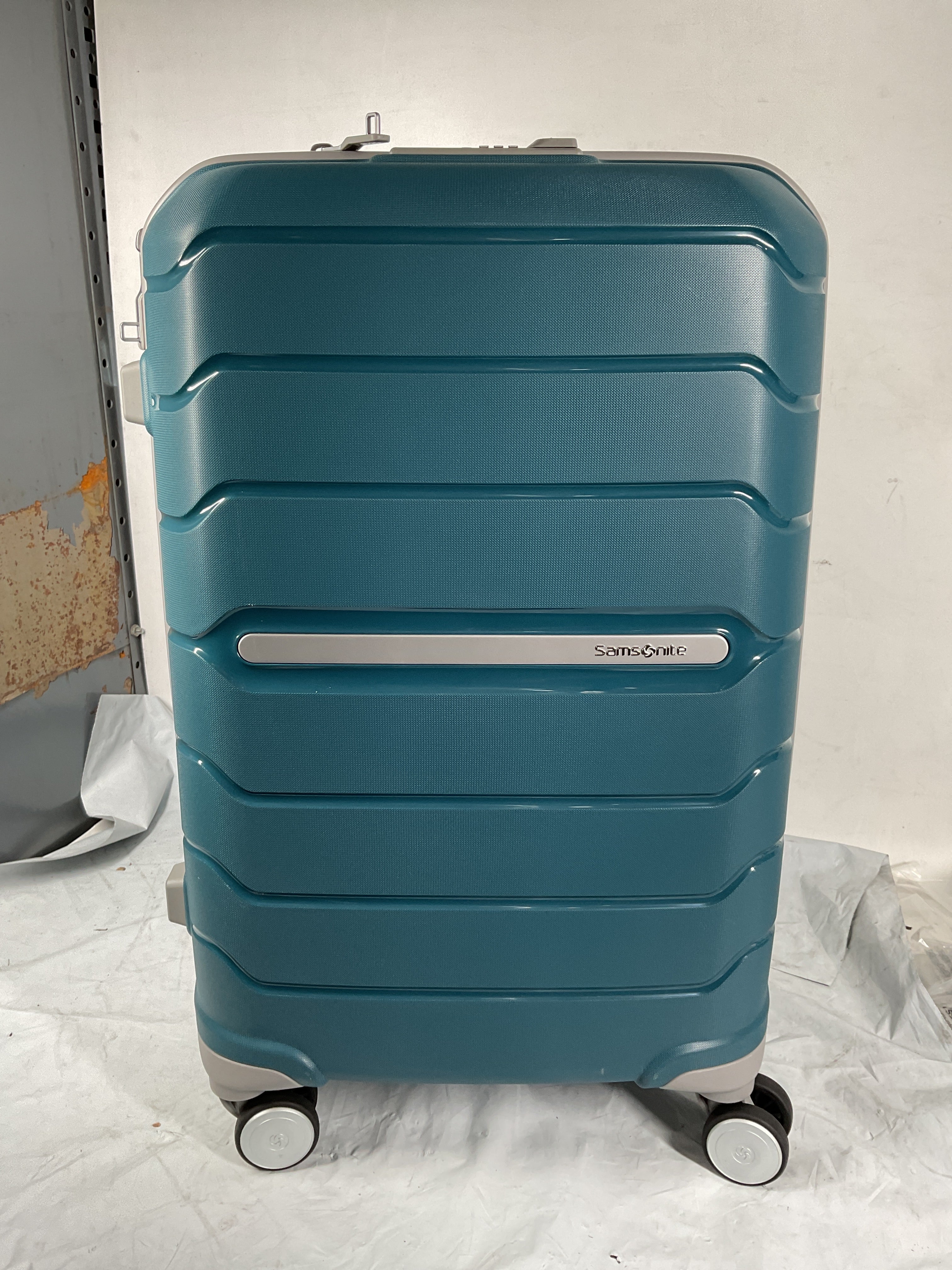 Samsonite Freeform Hardside Expandable with Double Spinner Wheels ( Dark Teal , Carry-on Spinner ) Dark Teal Carry On Spinner U14