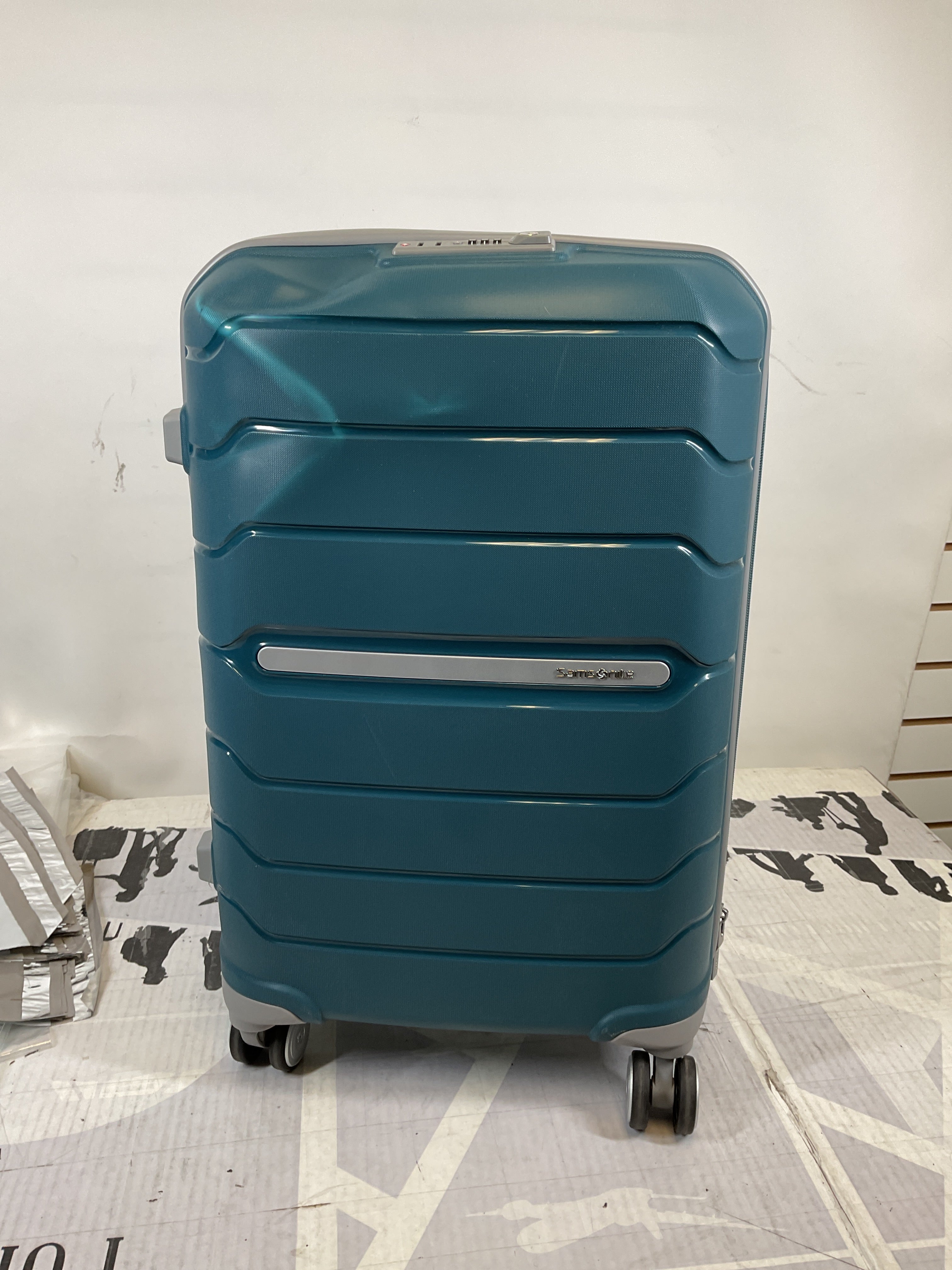 Samsonite Freeform Hardside Expandable with Double Spinner Wheels ( Dark Teal , Carry-on Spinner ) Dark Teal Carry On Spinner U15