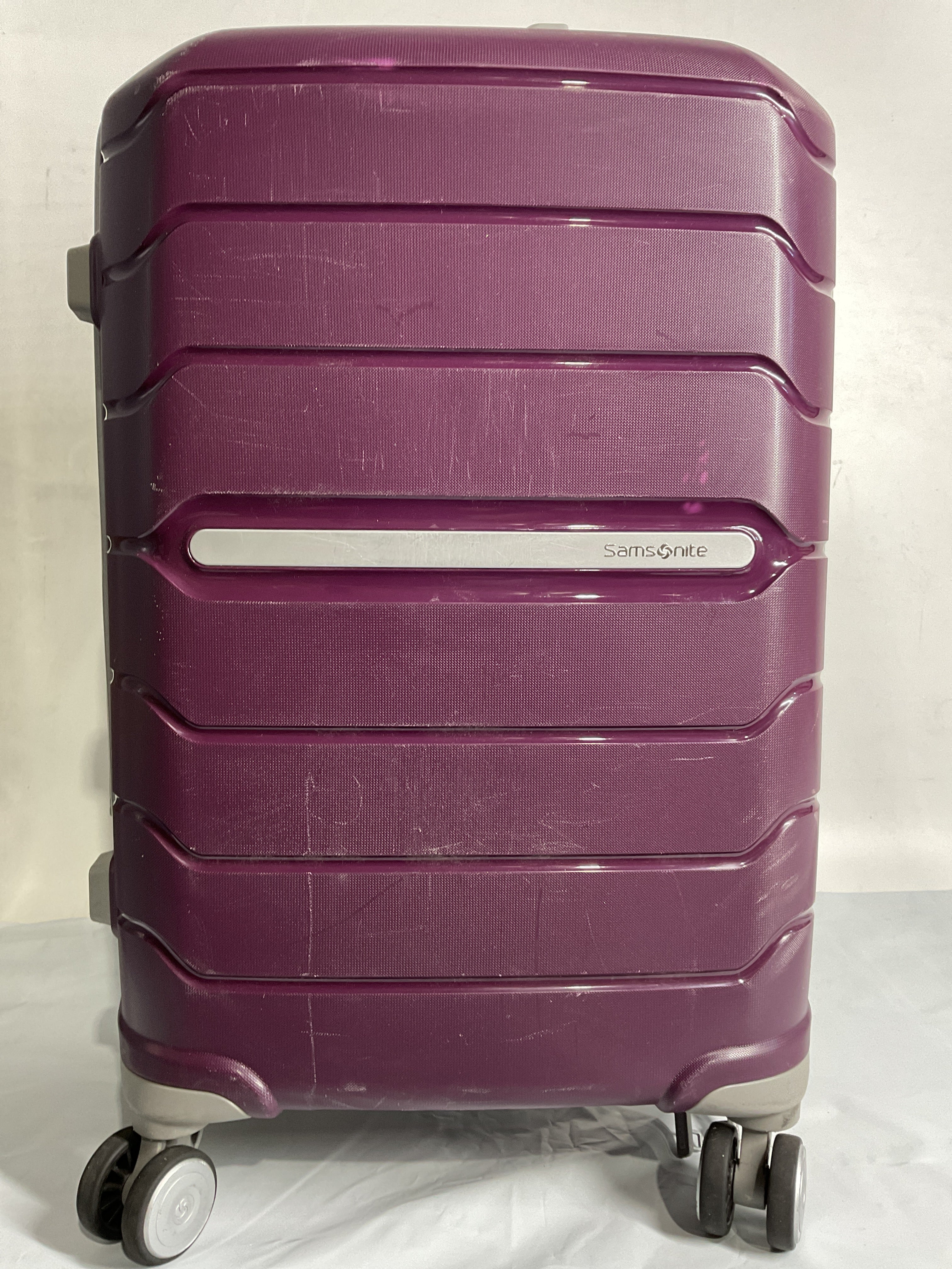 Samsonite Freeform Hardside Expandable with Double Spinner Wheels ( Amethyst Purple , Carry-On 21-Inch ) Amethyst Purple Carry On 21 Inch U10