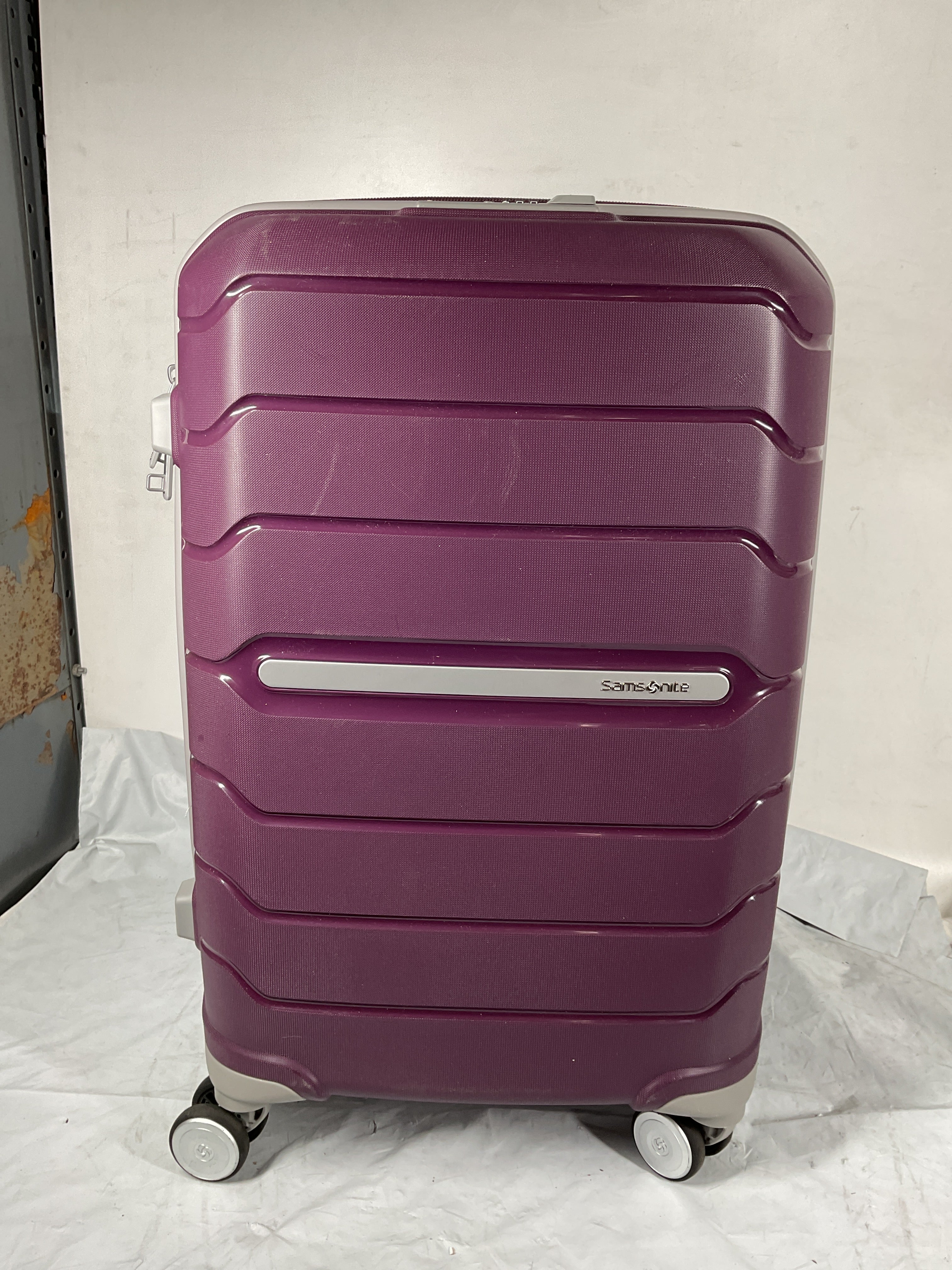 Samsonite Freeform Hardside Expandable with Double Spinner Wheels ( Amethyst Purple , Carry-on Spinner ) Amethyst Purple Carry On Spinner U13