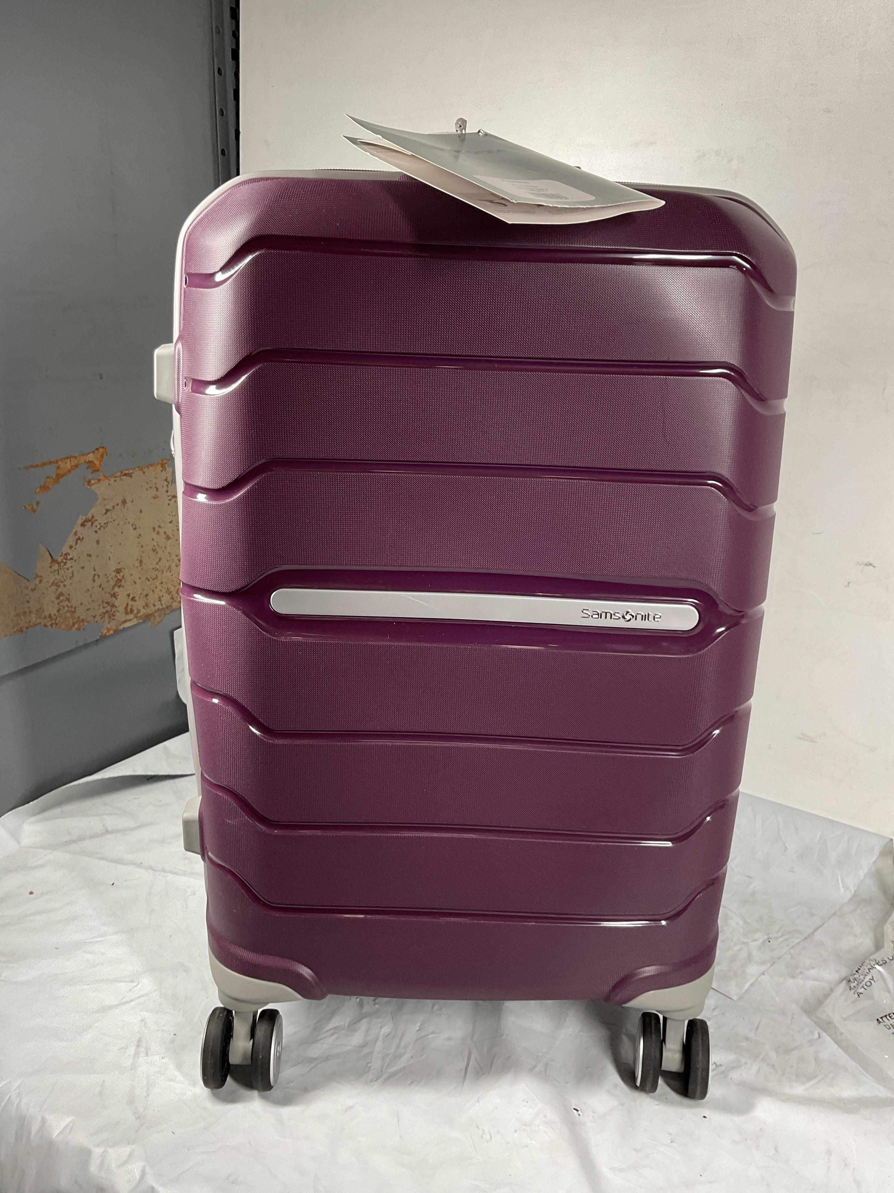 Samsonite Freeform Hardside Expandable with Double Spinner Wheels ( Amethyst Purple , Carry-on Spinner ) Amethyst Purple Carry On Spinner U14