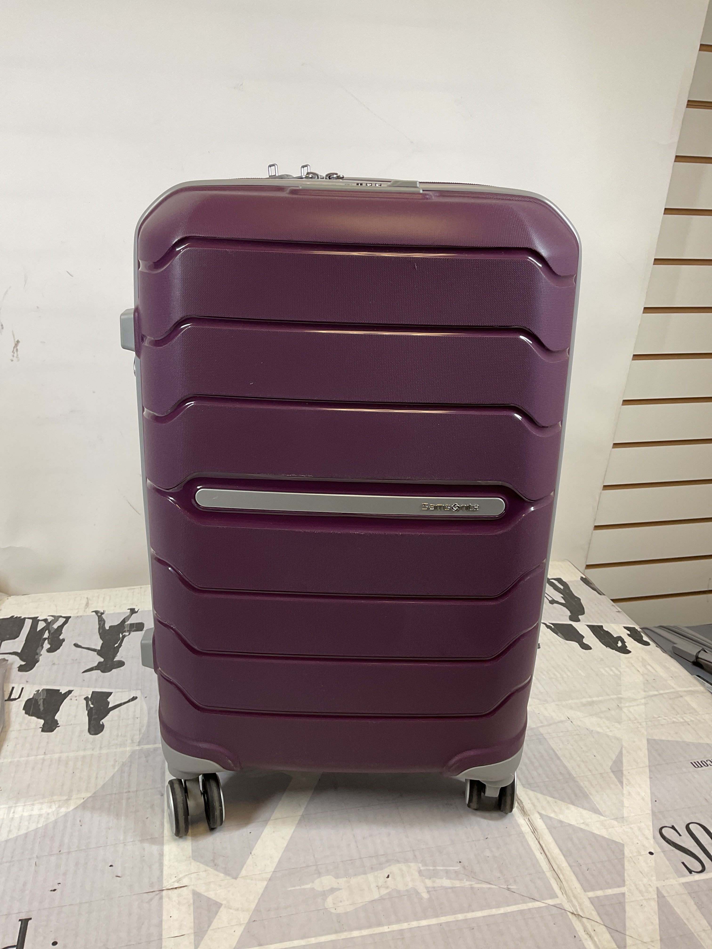 Samsonite Freeform Hardside Expandable with Double Spinner Wheels ( Amethyst Purple , Carry-on Spinner ) Amethyst Purple Carry On Spinner U17