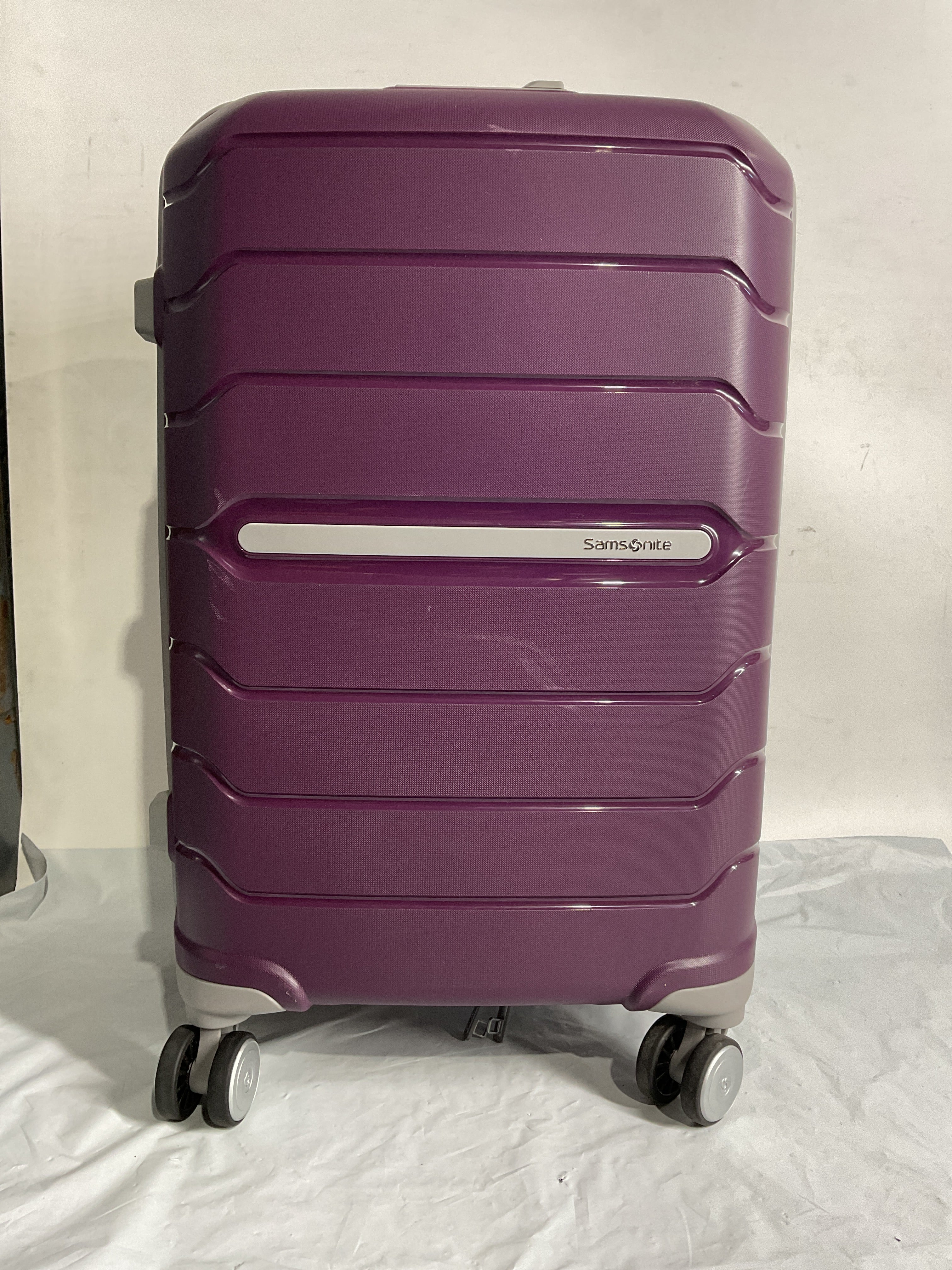 Samsonite Freeform Hardside Expandable with Double Spinner Wheels ( Amethyst Purple , Carry-On 21-Inch ) Amethyst Purple Carry On 21 Inch U7