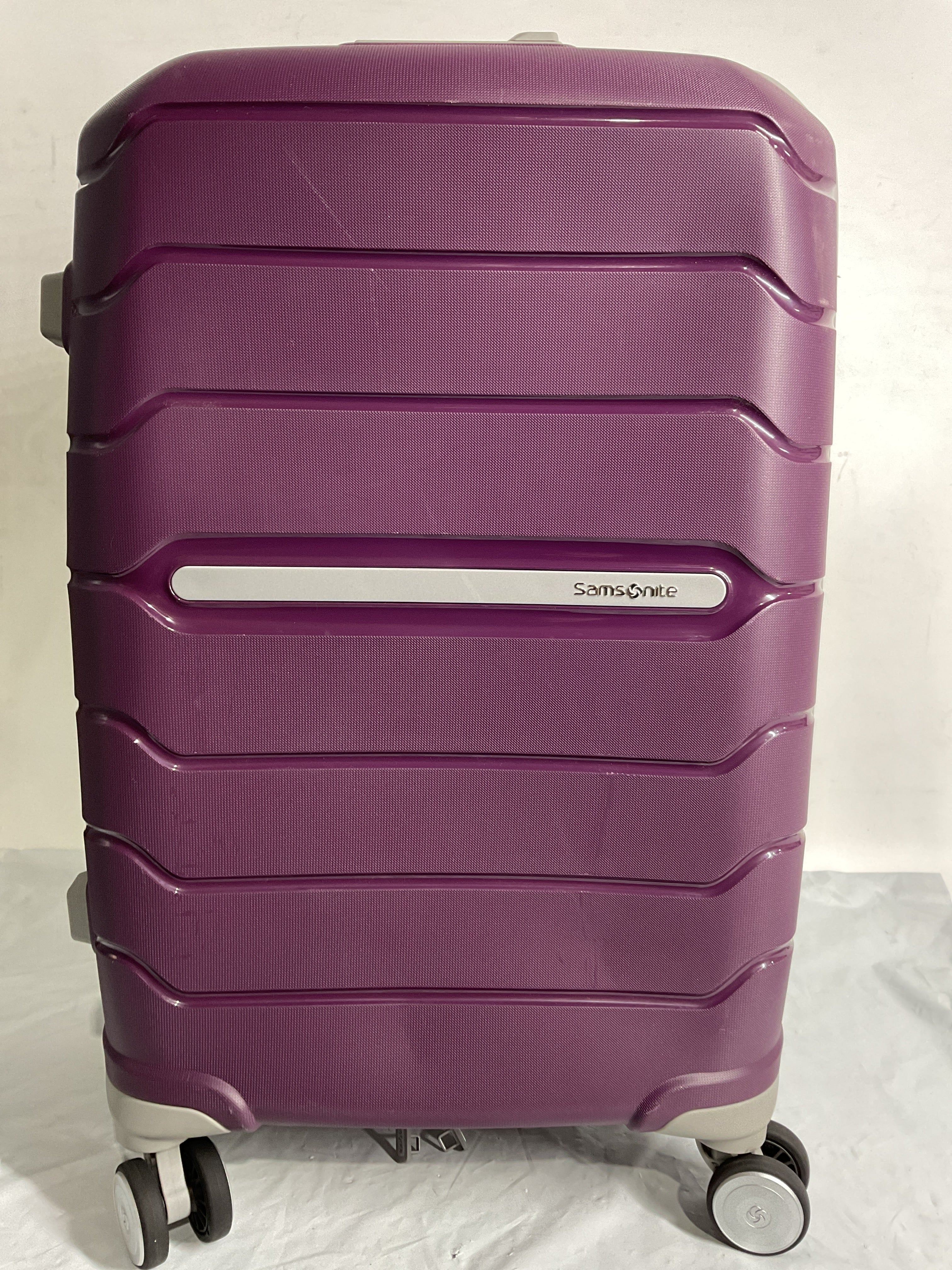 Samsonite Freeform Hardside Expandable with Double Spinner Wheels ( Amethyst Purple , Carry-On 21-Inch ) Amethyst Purple Carry On 21 Inch U8