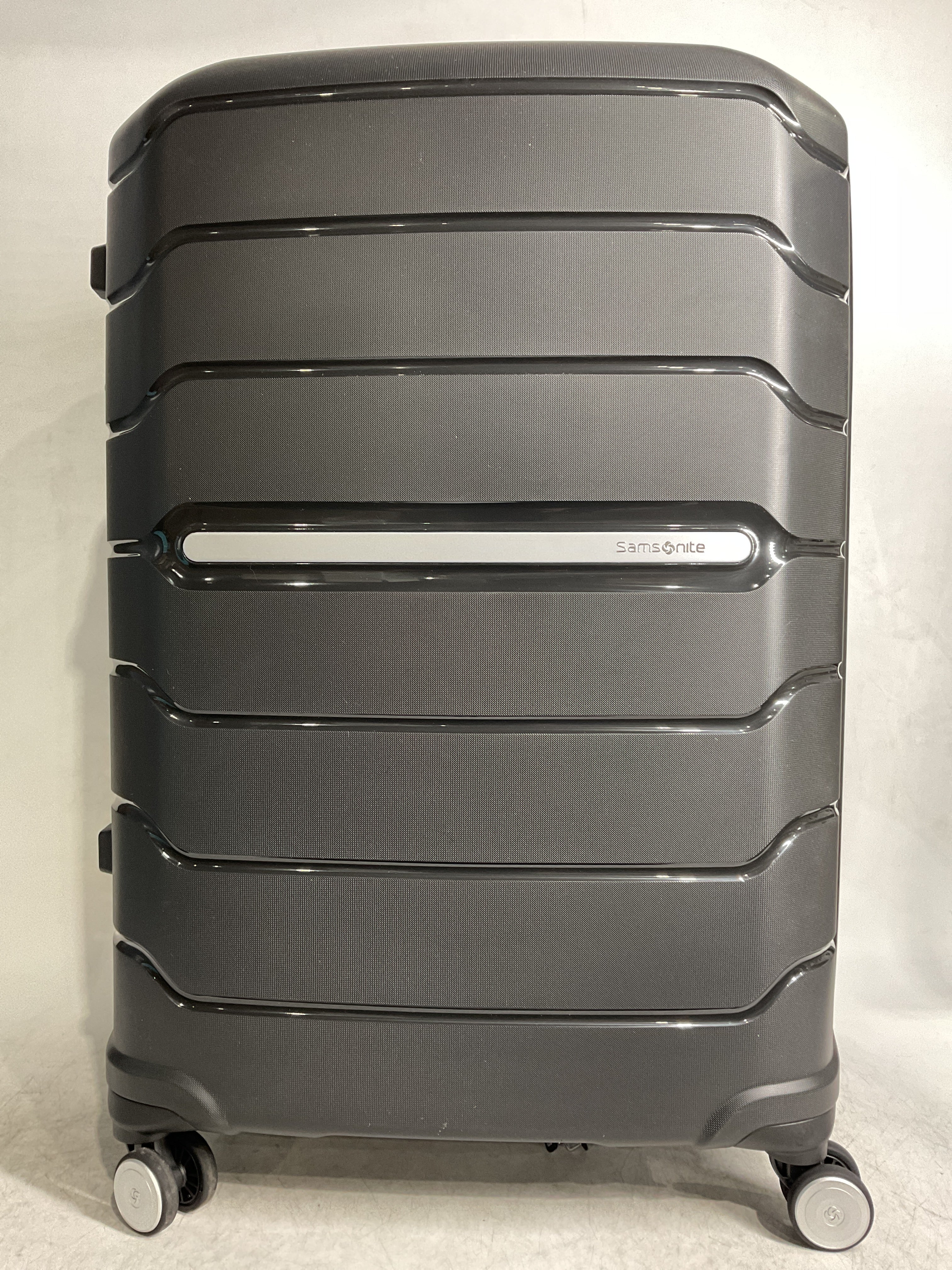 Samsonite Freeform Hardside Expandable with Double Spinner Wheels ( Black , Checked-Large 28-Inch ) Black Checked Large 28 Inch U22