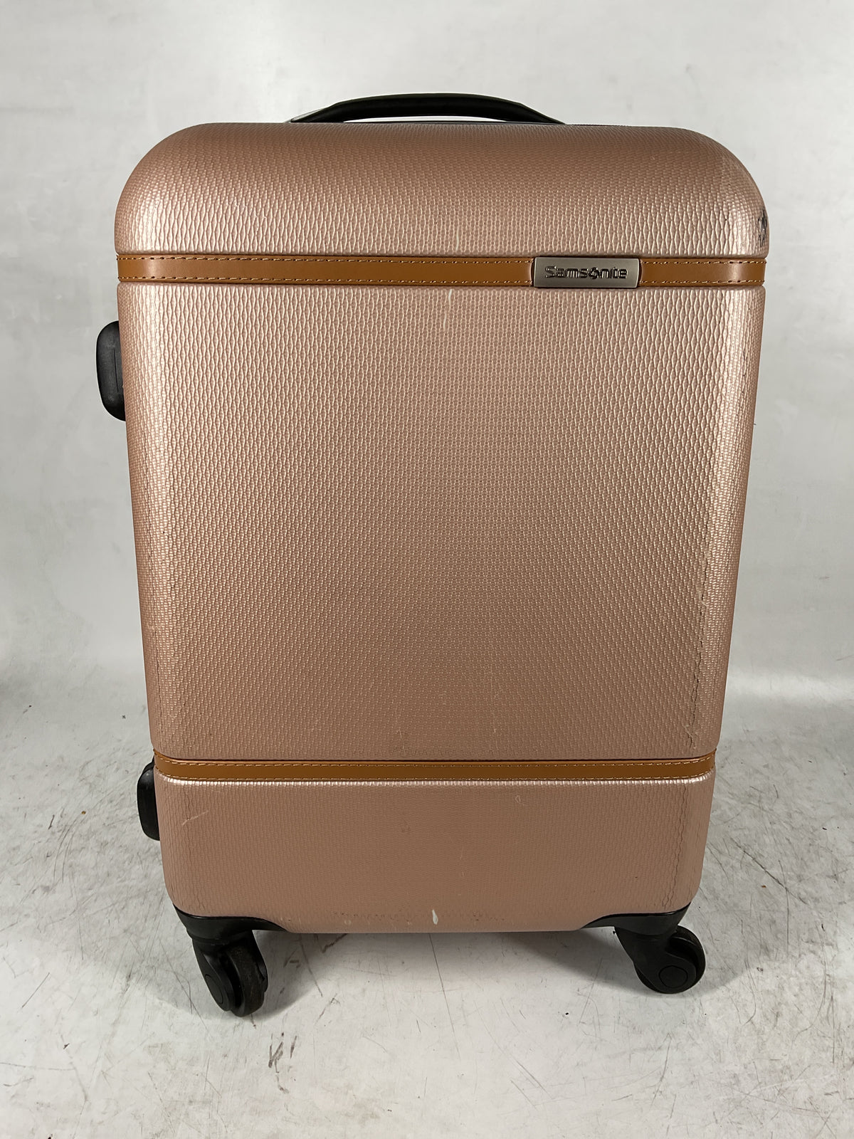 Samsonite Clearwater Tan Carry On Luggage U1