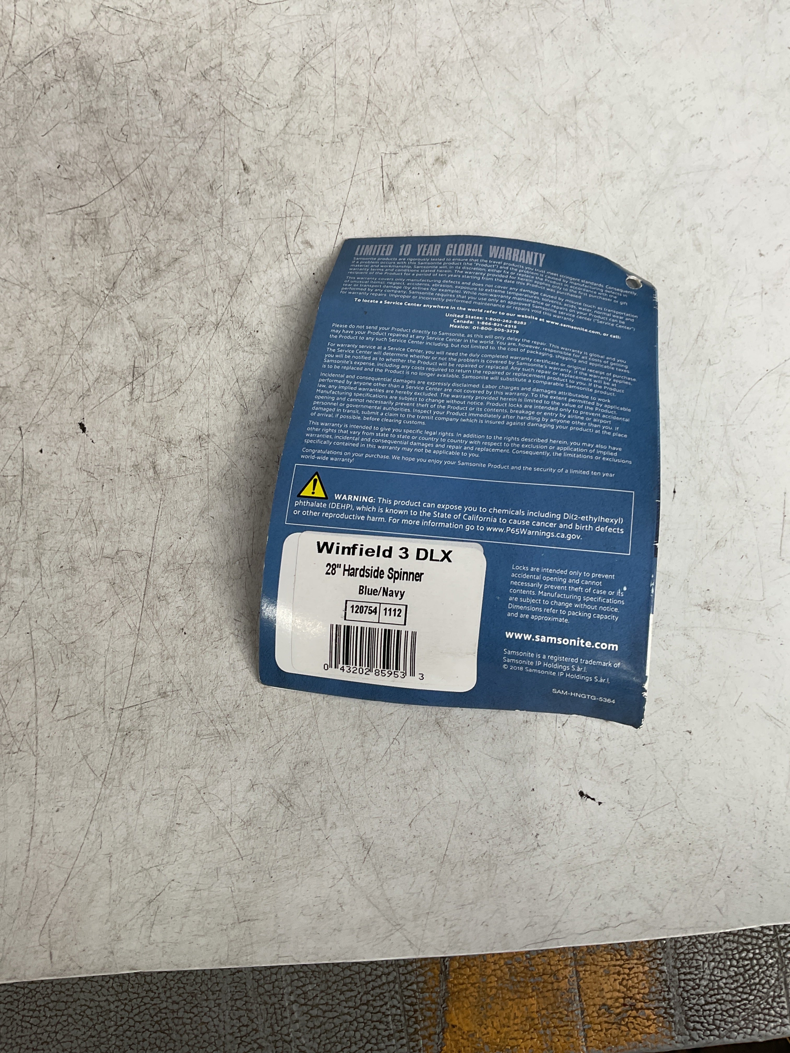 Samsonite Winfield 3 DLX Large Set of 4 Wheels U34