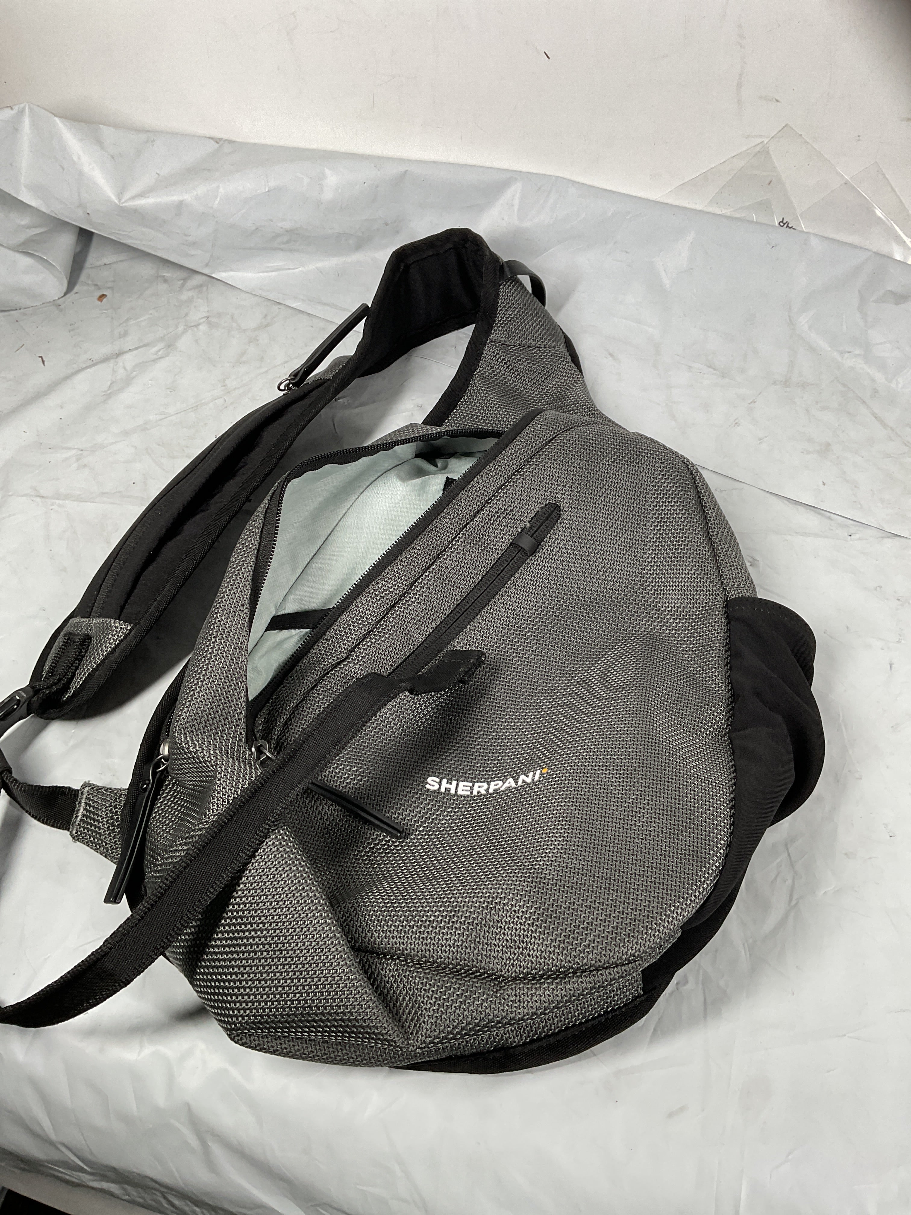 Sherpani Esprit, Anti Theft Sling Bag, Sling Backpack, 10L Travel Bag, Crossbody Backpack, Travel Gift for Women, Fits 10 Inch Tablet ( Sterling , One Size ) Sterling One Size U1