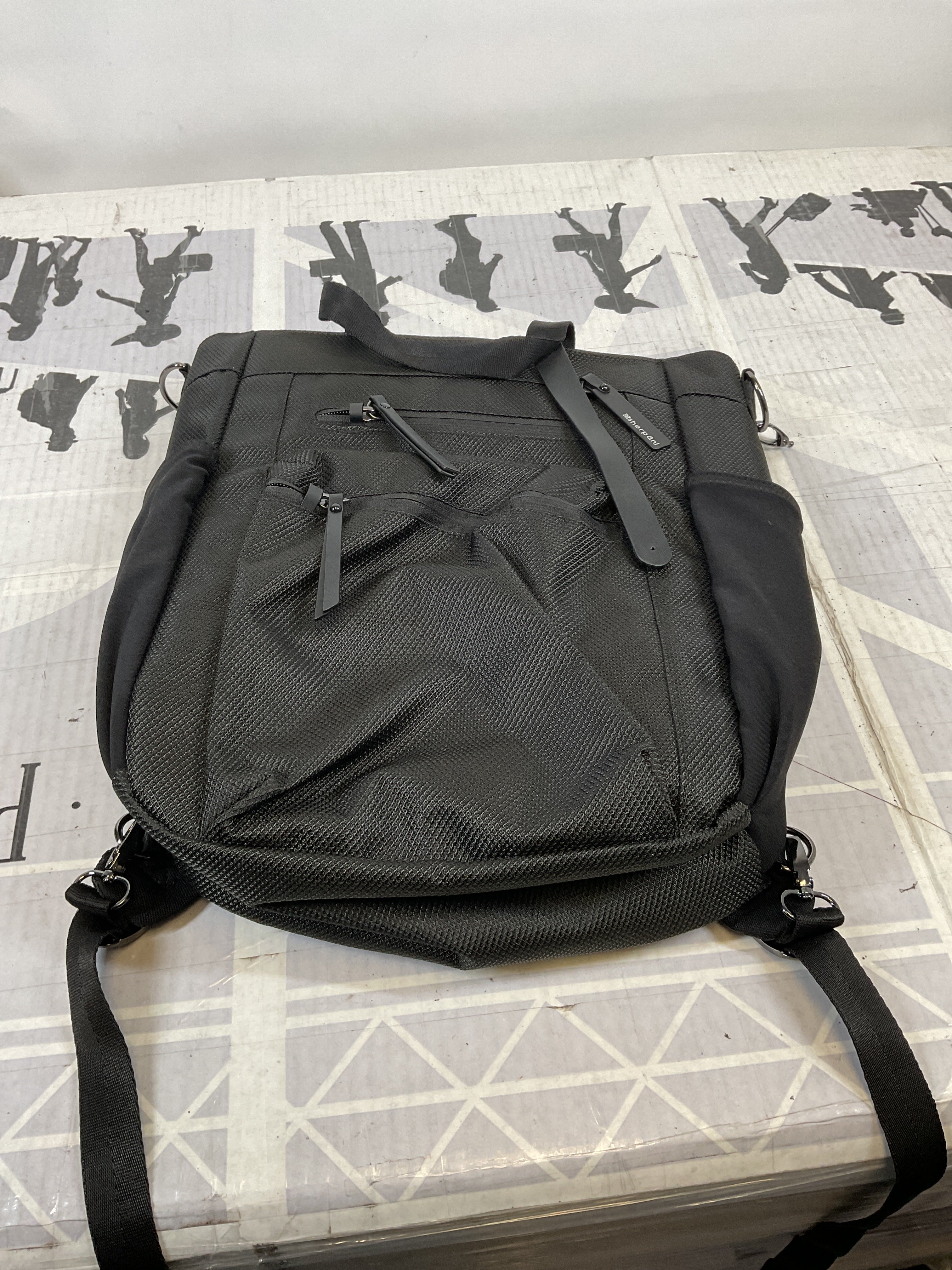 Sherpani Soleil, Anti Theft Convertible Backpack, 3 in 1 Tote Bag, Cross Body Purse, 18L Travel Backpack, Travel Gifts for Women, RFID Protection, Metal Hardware Fits 15 Laptop ( Carbon - S26 , One Size ) Carbon - S26 One Size U1