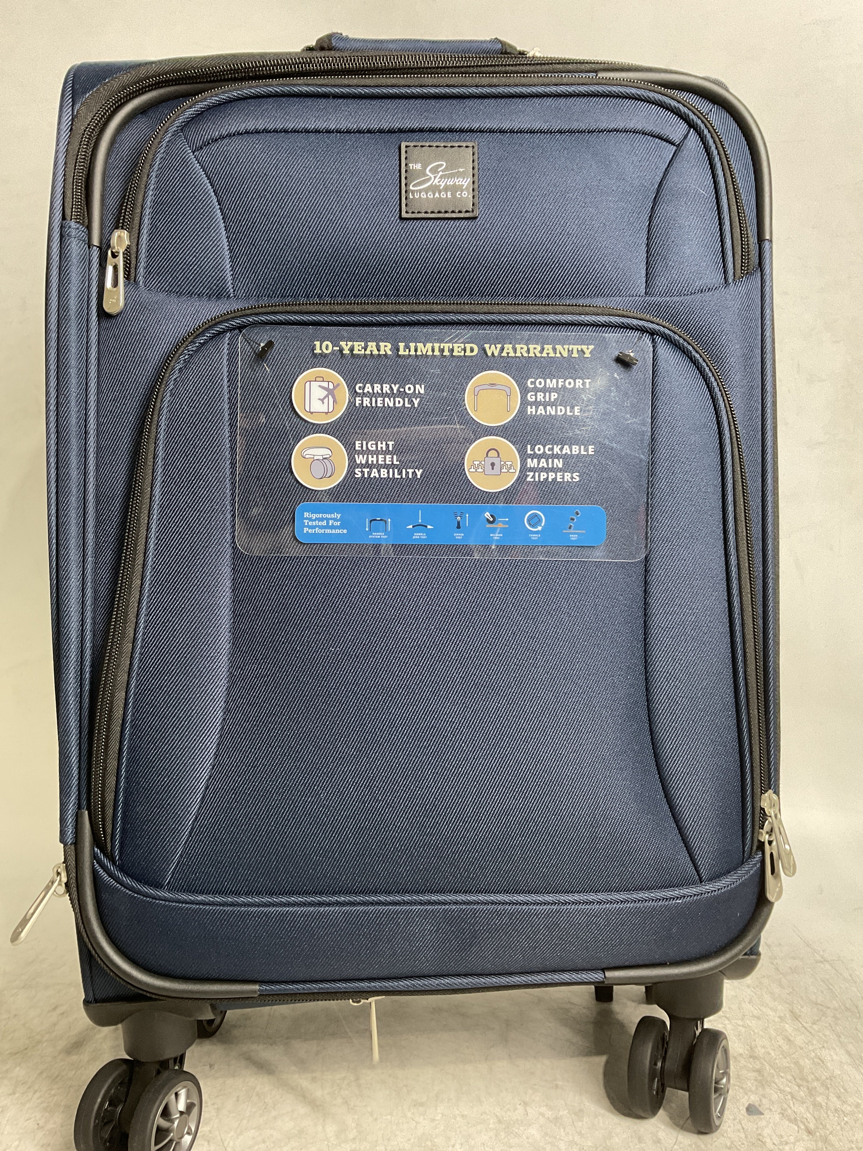 Skyway Epic Softside Expandable Luggage with Spinner Wheels ( Surf Blue , Carry-On 20-Inch ) Surf Blue Carry On 20 Inch U3