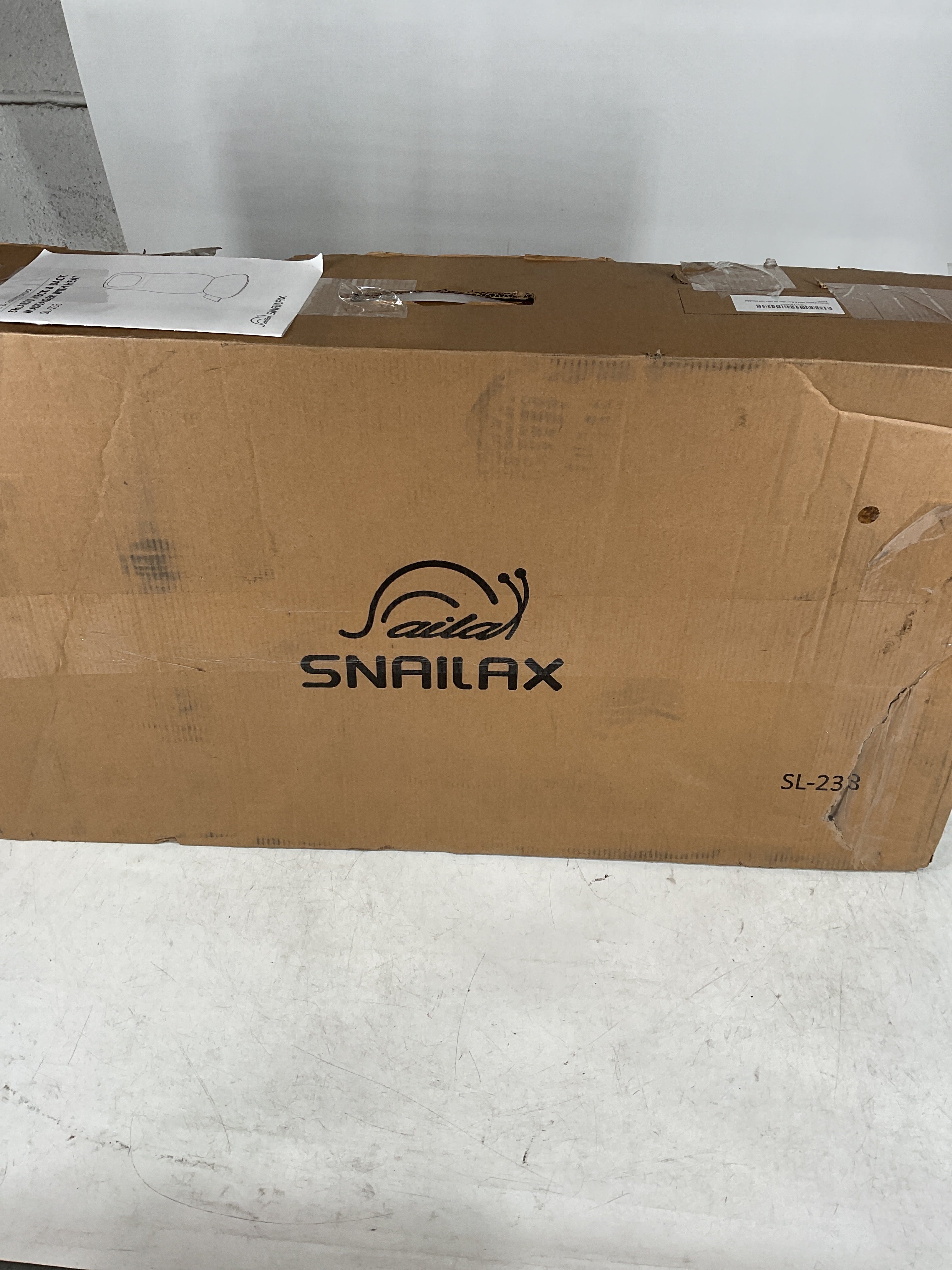 Snailax shiatsu Neck & Back Massager with Heat, Full Back Kneading Shiatsu or Rolling Massage, Massage Chair pad with Height Adjustment, Back Massager for Neck and Shoulder U1