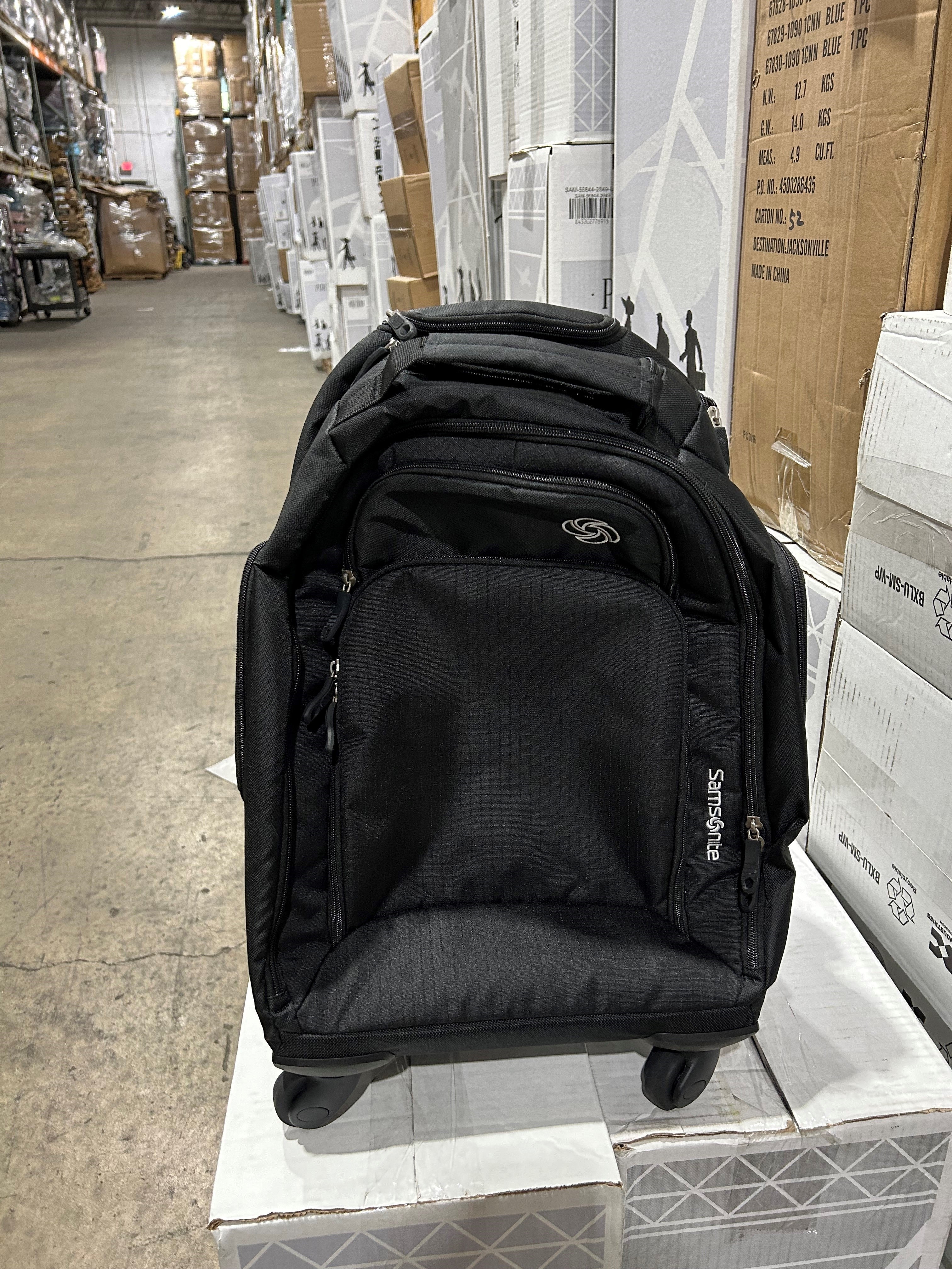 Samsonite MVS Rolling Backpack, Black, 19-Inch U1