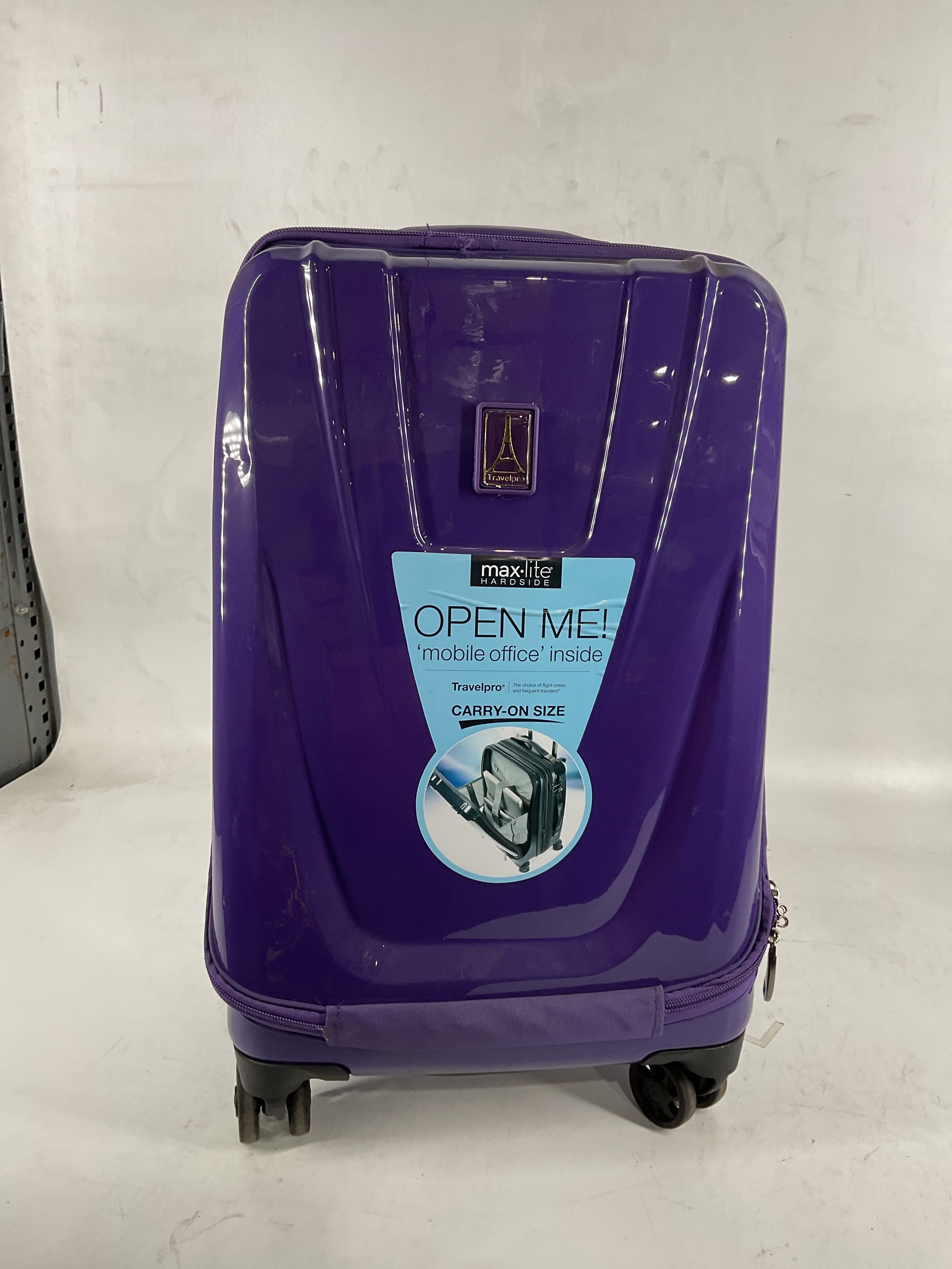 Travelpro Maxlite Hardside 20 Inch Business Plus carry-on Spinner Grape One Size U1