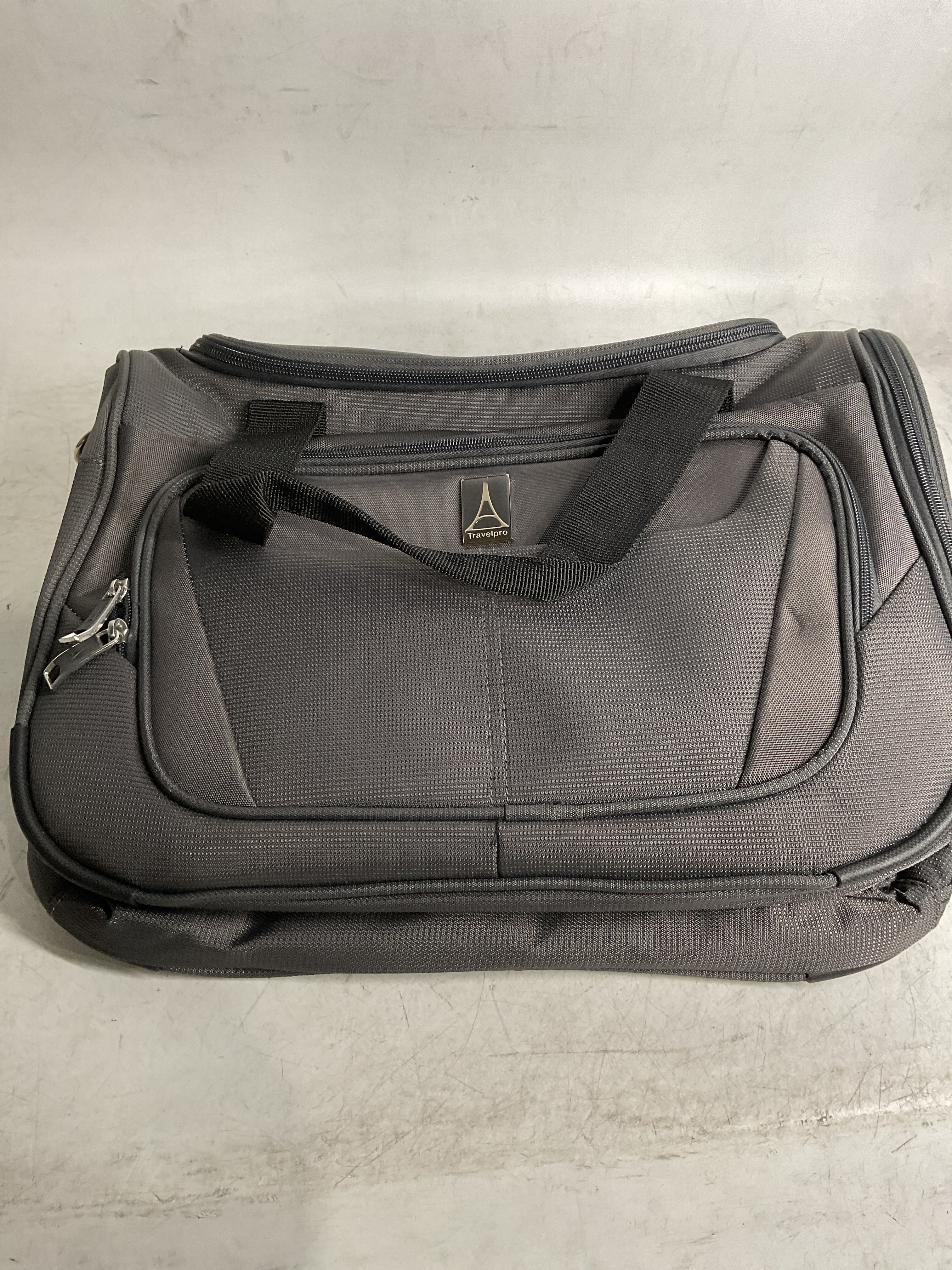 Travelpro Maxlite 5 Softside Lightweight Underseat Carry-On Travel Tote, Overnight Weekender Bag, Men and Women ( Shadow Grey , One Size ) Shadow Grey One Size U7