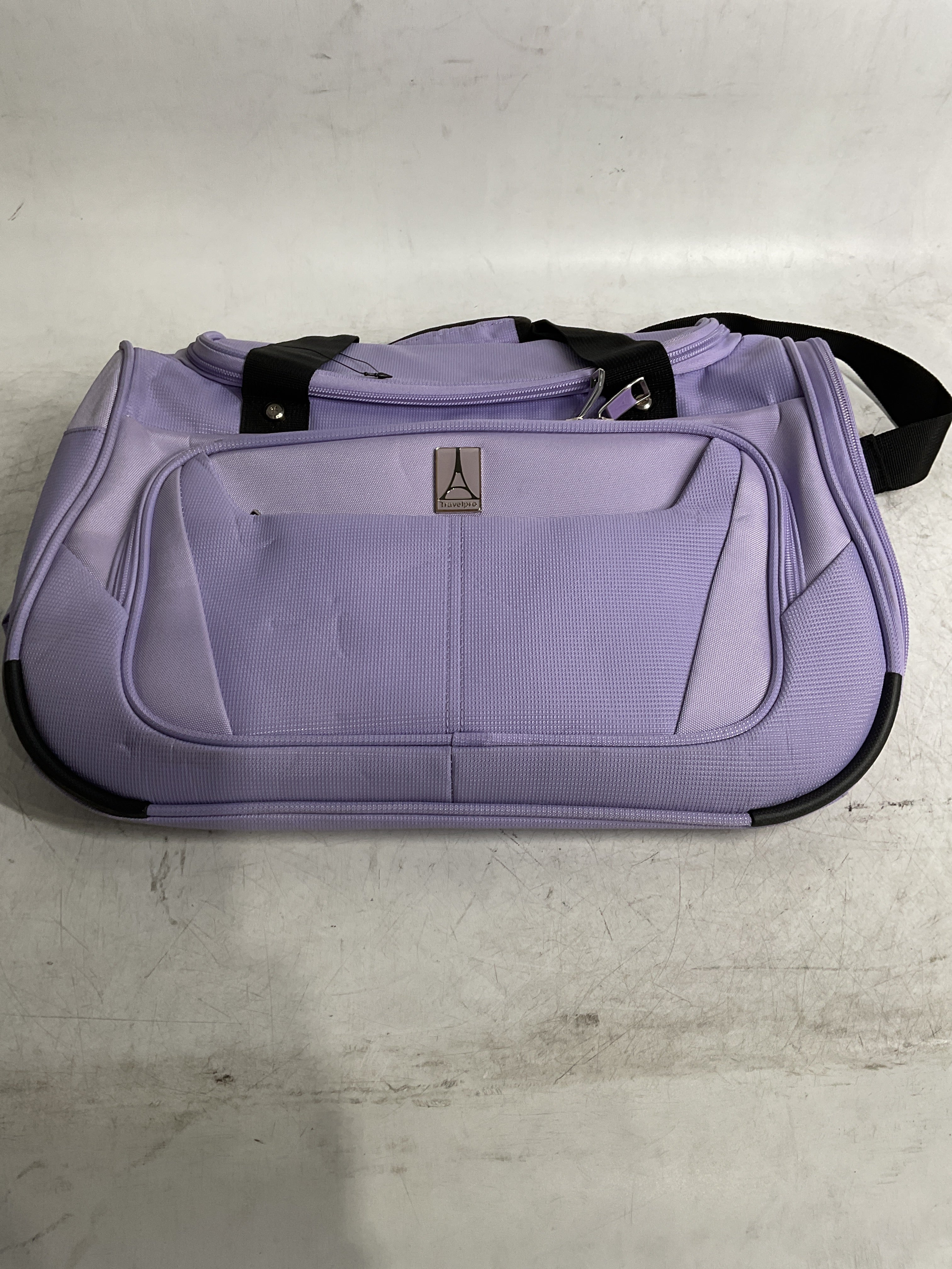 Travelpro Maxlite 5 Softside Lightweight Underseat Carry-On Travel Tote, Overnight Weekender Bag, Men and Women ( Violet , One Size ) Violet One Size U3