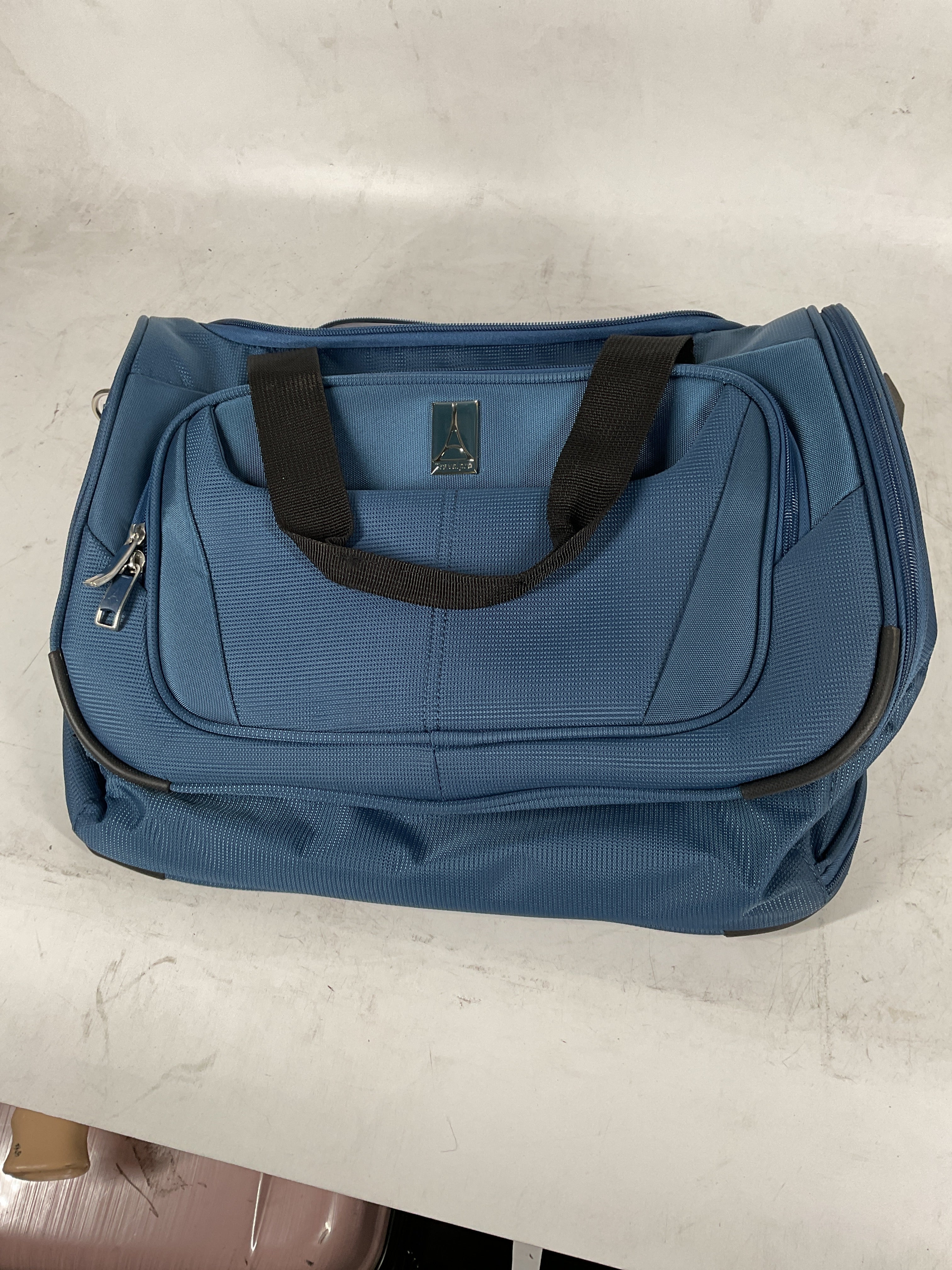 Travelpro Maxlite 5 Softside Lightweight Underseat Carry-On Travel Tote, Overnight Weekender Bag, Men and Women Ensign Blue 18 Inch U5