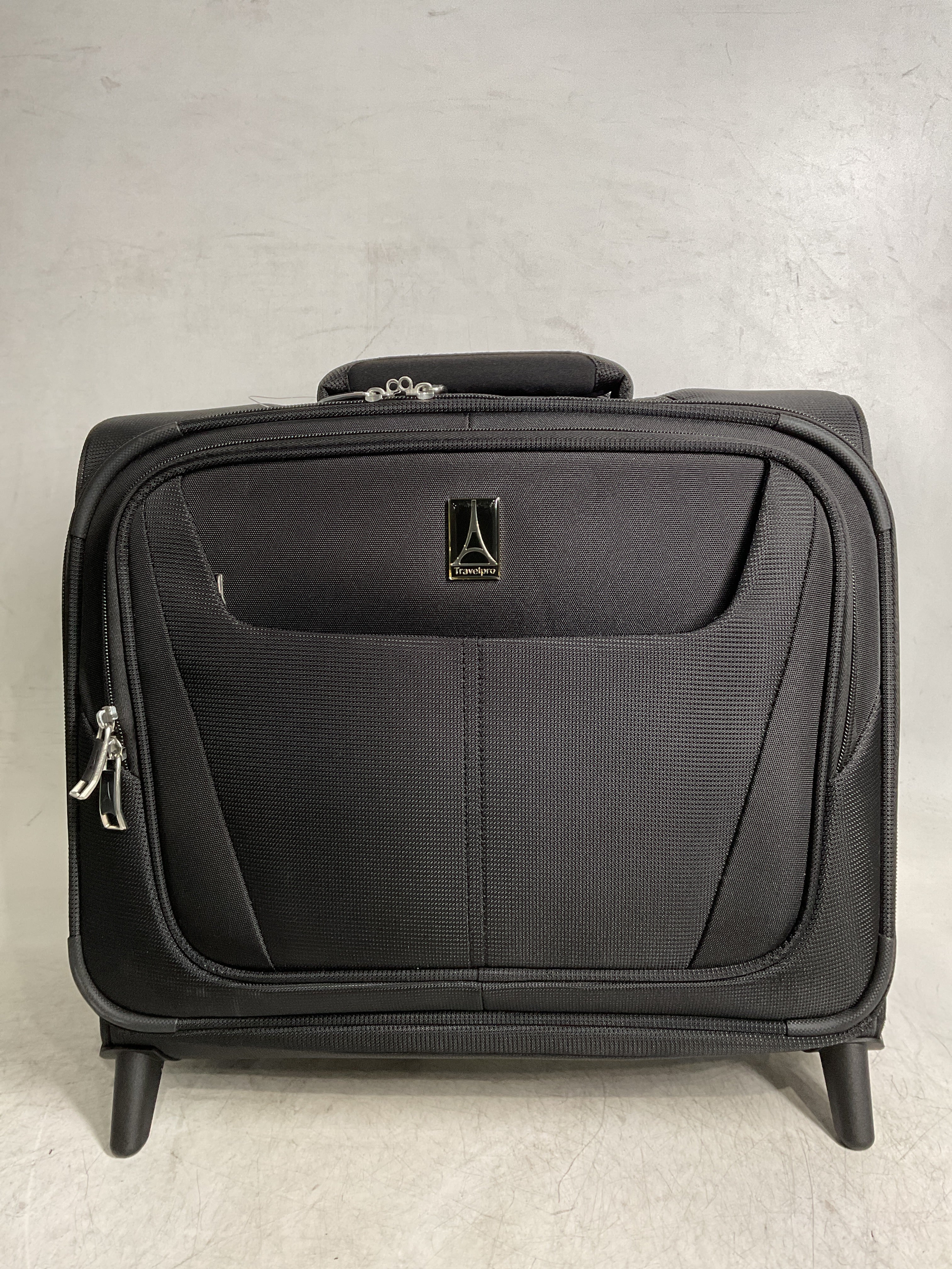 Travelpro Maxlite 5 Softside Lightweight Rolling Underseat Tote Upright 2 Wheel Bag, Men and Women ( Black , 16-Inch ) Black 16 Inch U28