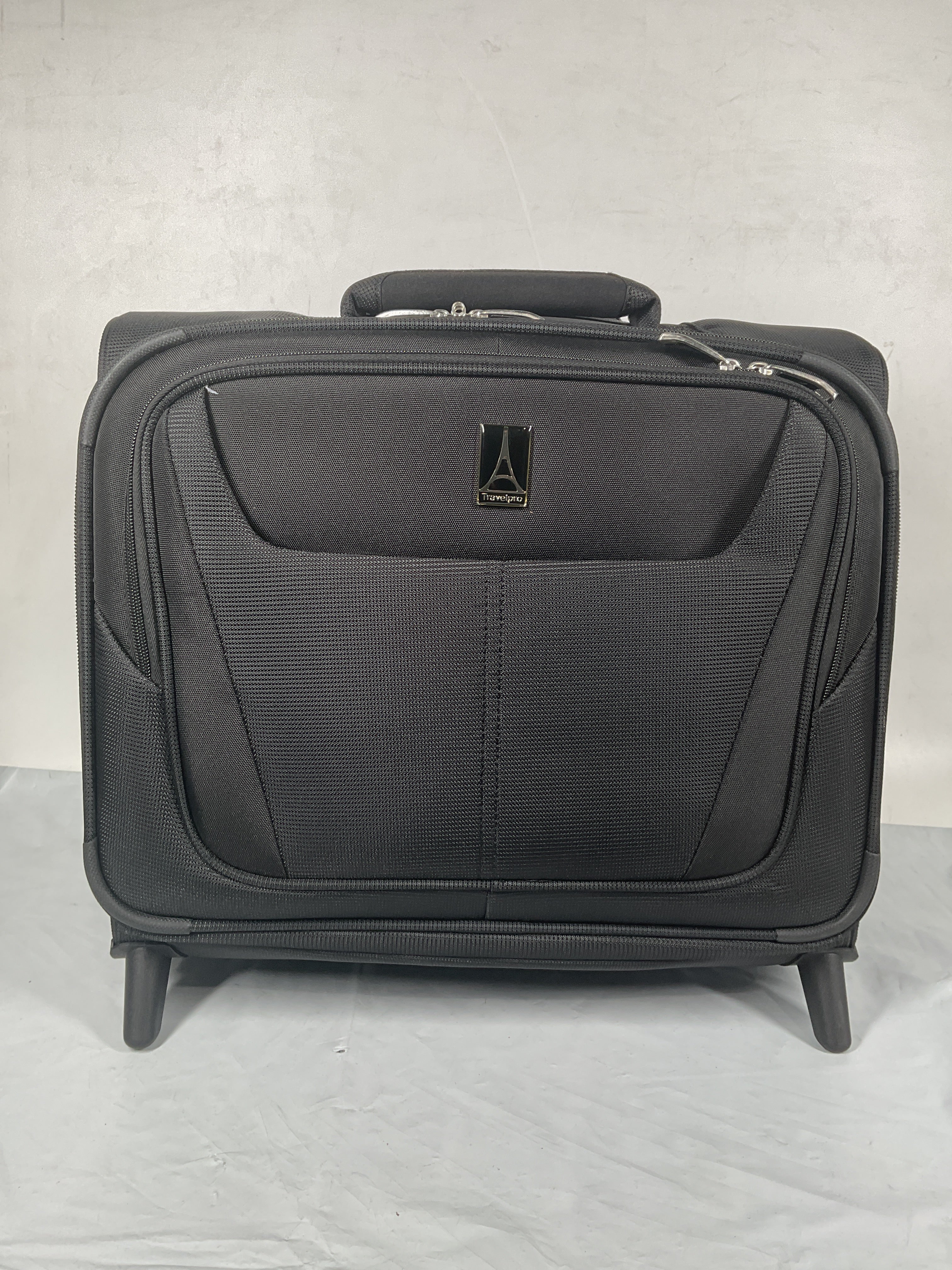 Travelpro Maxlite 5 Softside Lightweight Rolling Underseat Tote Upright 2 Wheel Bag, Men and Women ( Black , 16-Inch ) Black 16 Inch U30